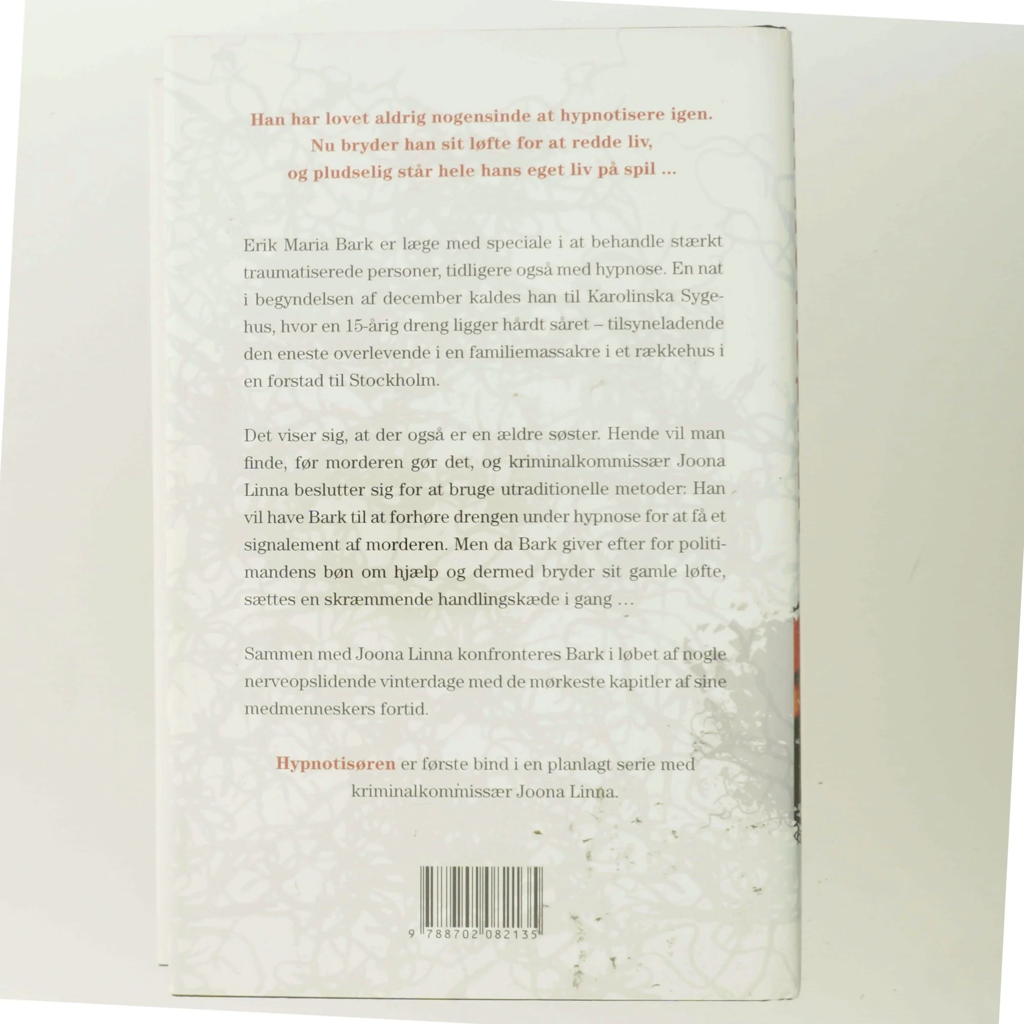 Hypnotisøren af Lars Kepler (Bog)