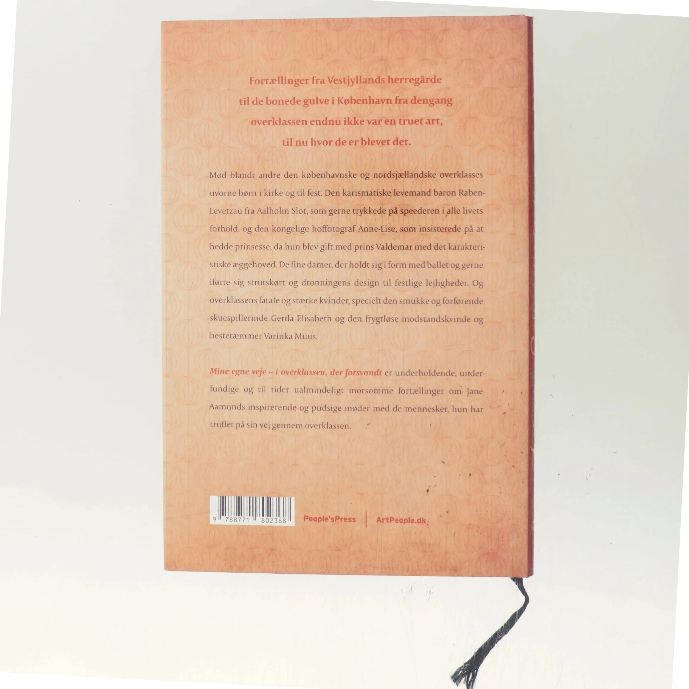 Mine egne veje - i overklassen, der forsvandt af Jane Aamund (Bog)