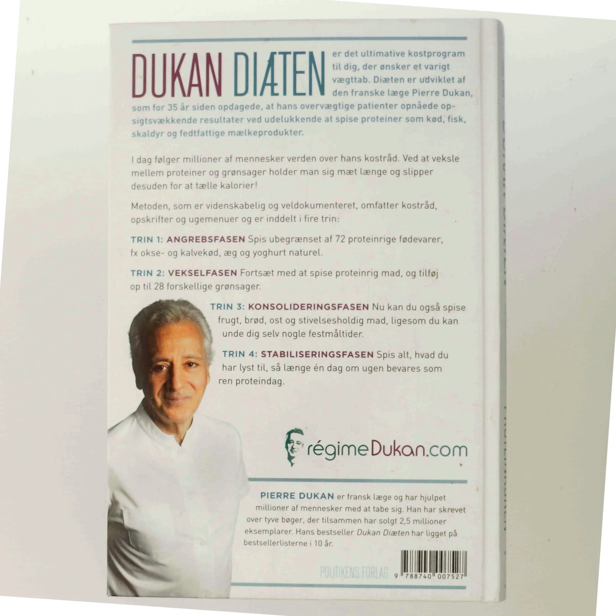 Dukan diæten : gå ned i vægt med proteinkuren af Pierre Dukan (Bog)