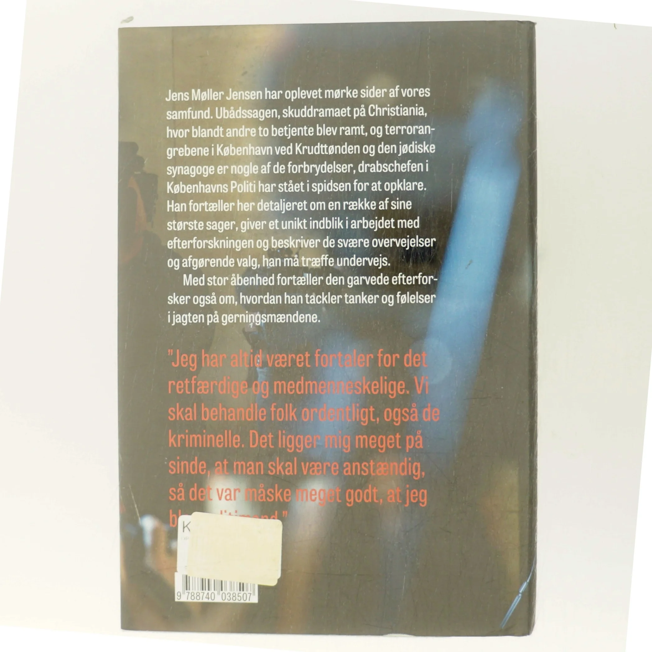 Opklaret : drabschefens erindringer af Jens Møller Jensen (Bog)