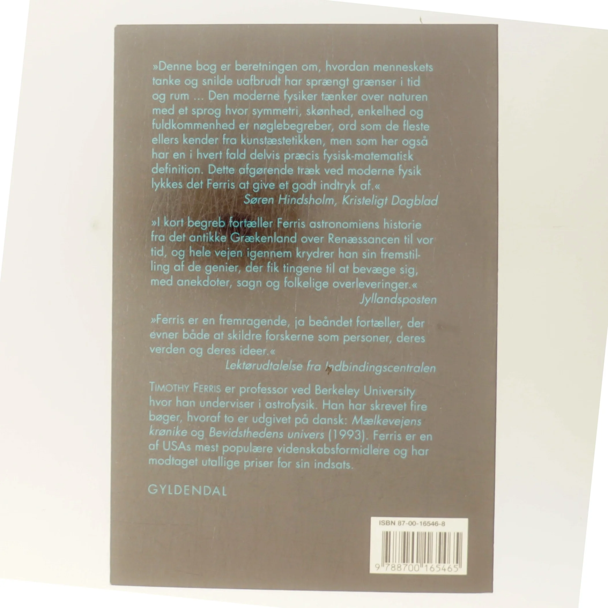 Mælkevejens krønike : fra Aristoteles' krystalhimle til vore dages superstrengteorier af Timothy Ferris (Bog)