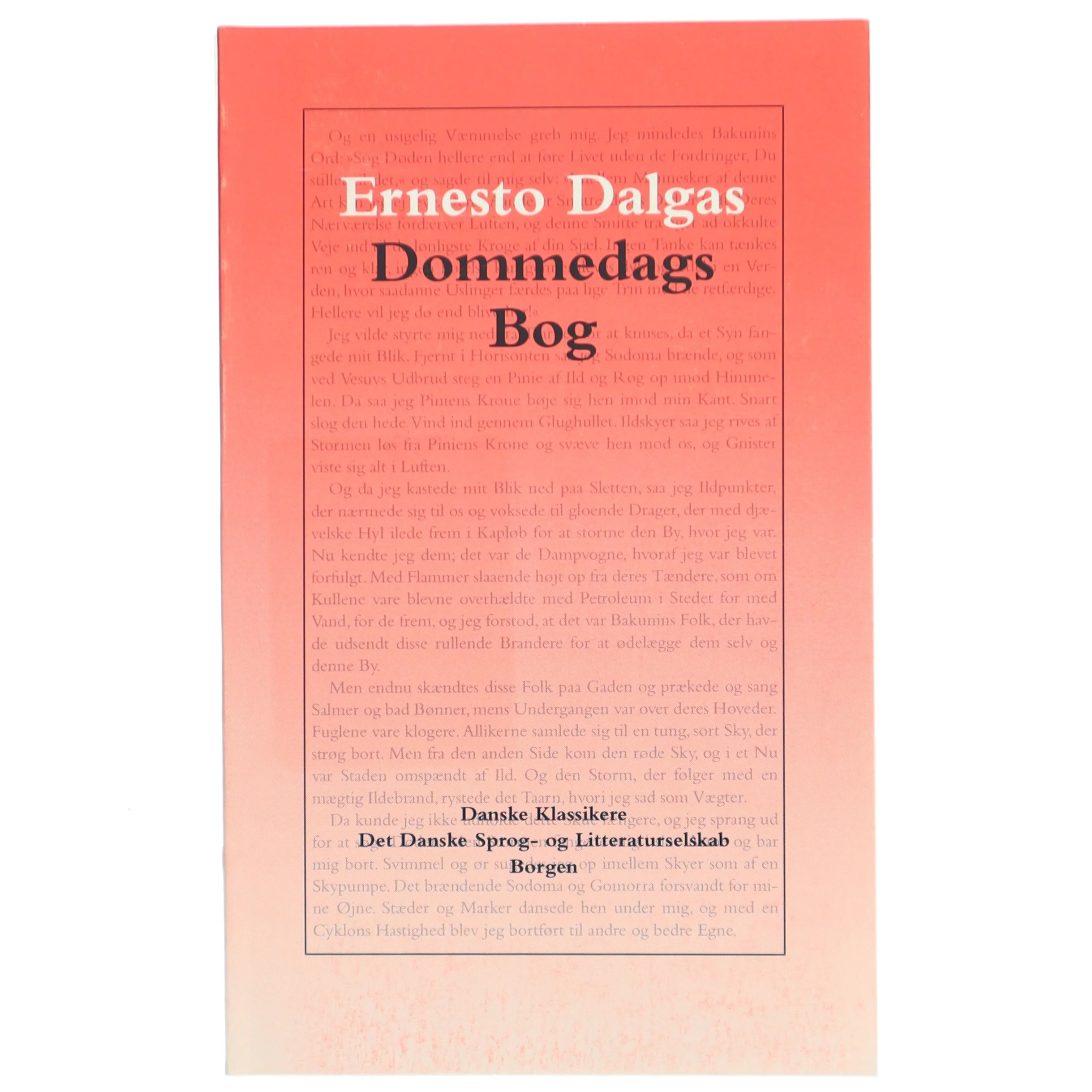Dommedags Bog af Ernesto Dalgas (Bog) fra Borgen
