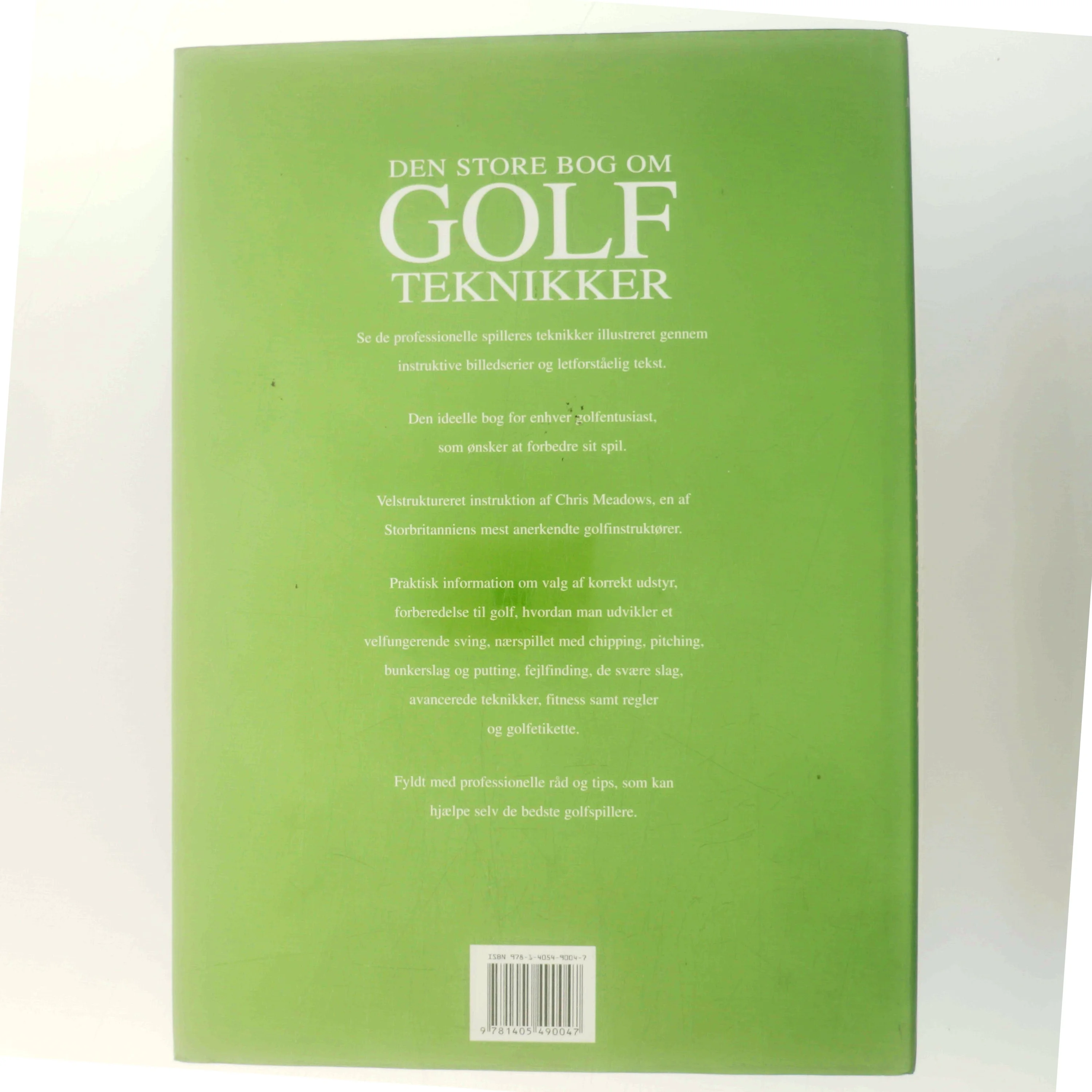 Den store bog om golfteknikker af Chris Meadows (Bog)