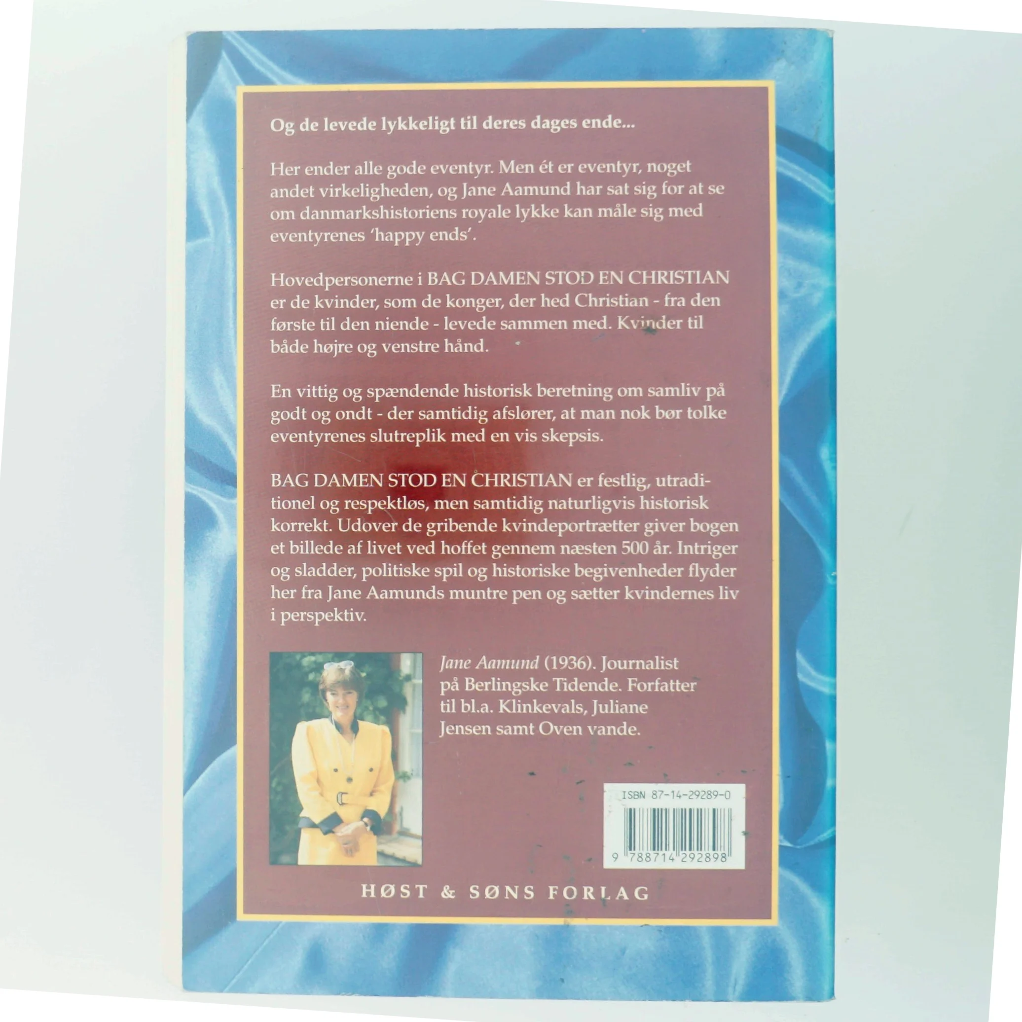 Bag damen stod en Christian af Jane Aamund (Bog)