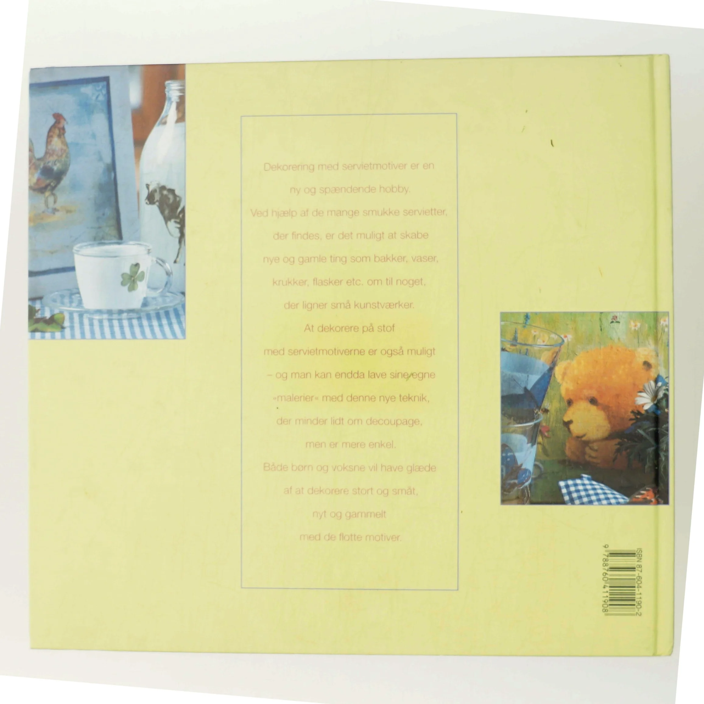 Dekorering med servietmotiver af Marianne Frederiksen (Bog)