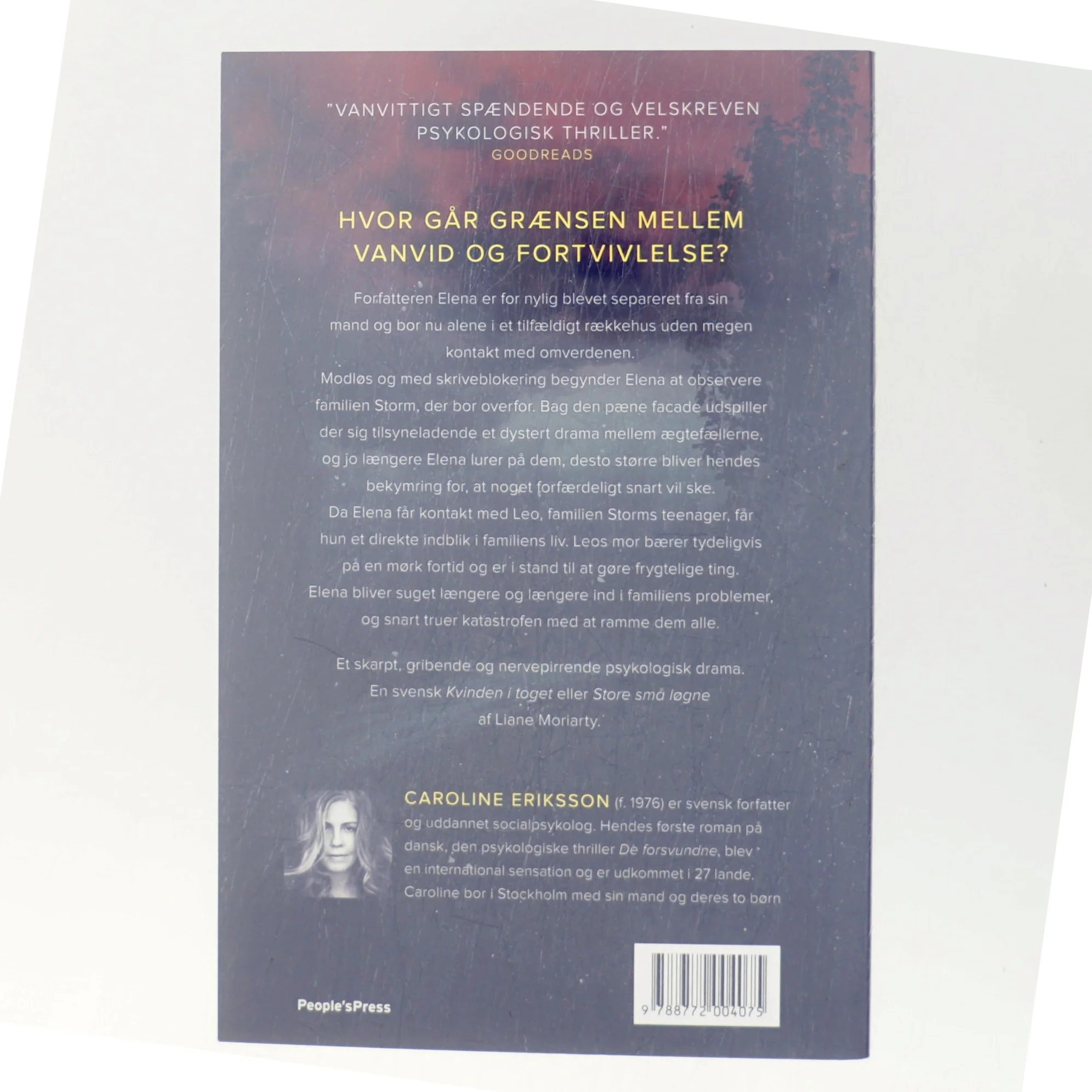 Hun som våger : spændingsroman af Caroline Eriksson (f. 1976) (Bog)