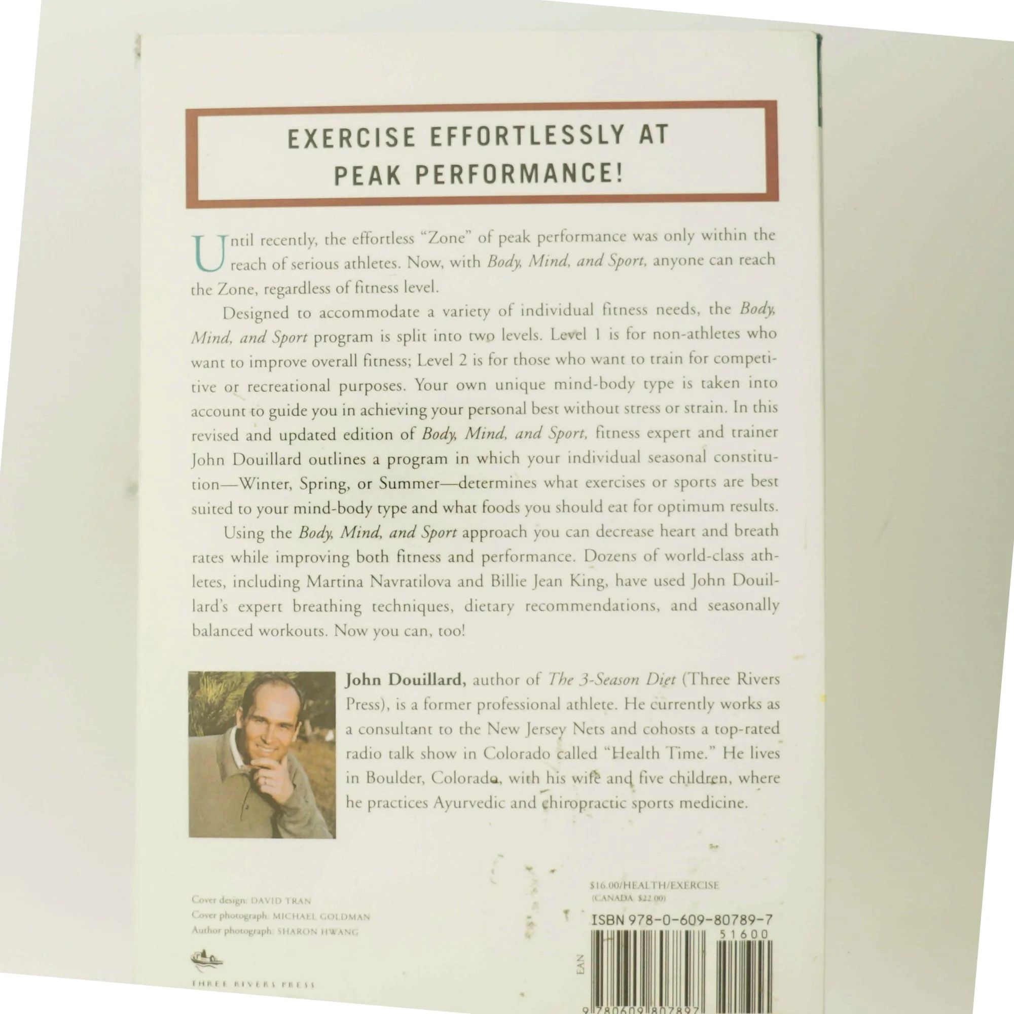 Body, Mind, and Sport af John Douillard (Bog)