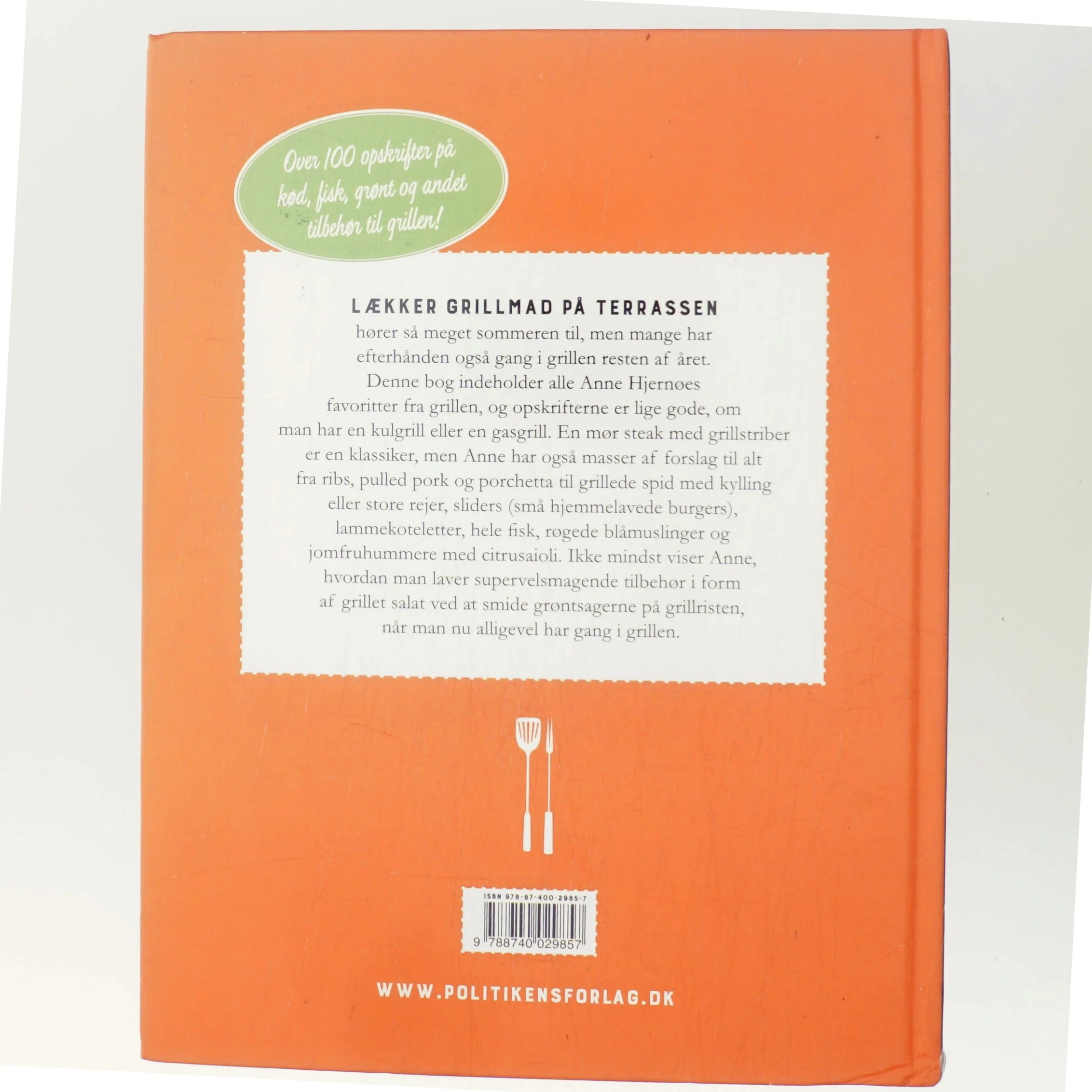 Grill & Grønt af Anne Hjernøe (Bog)