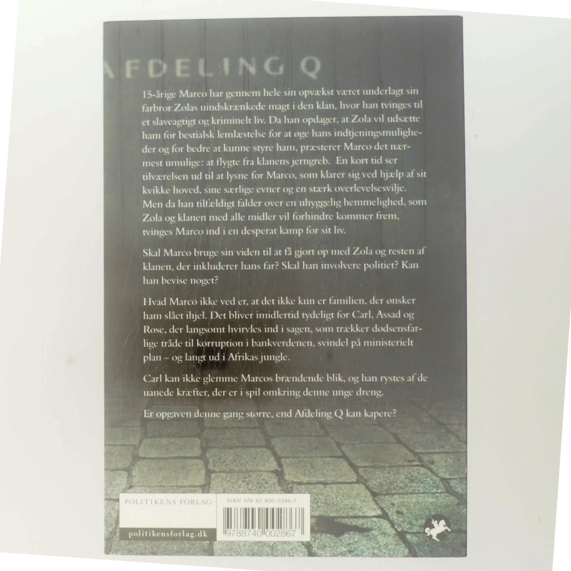 Marco effekten : krimithriller af Jussi Adler-Olsen (Bog)