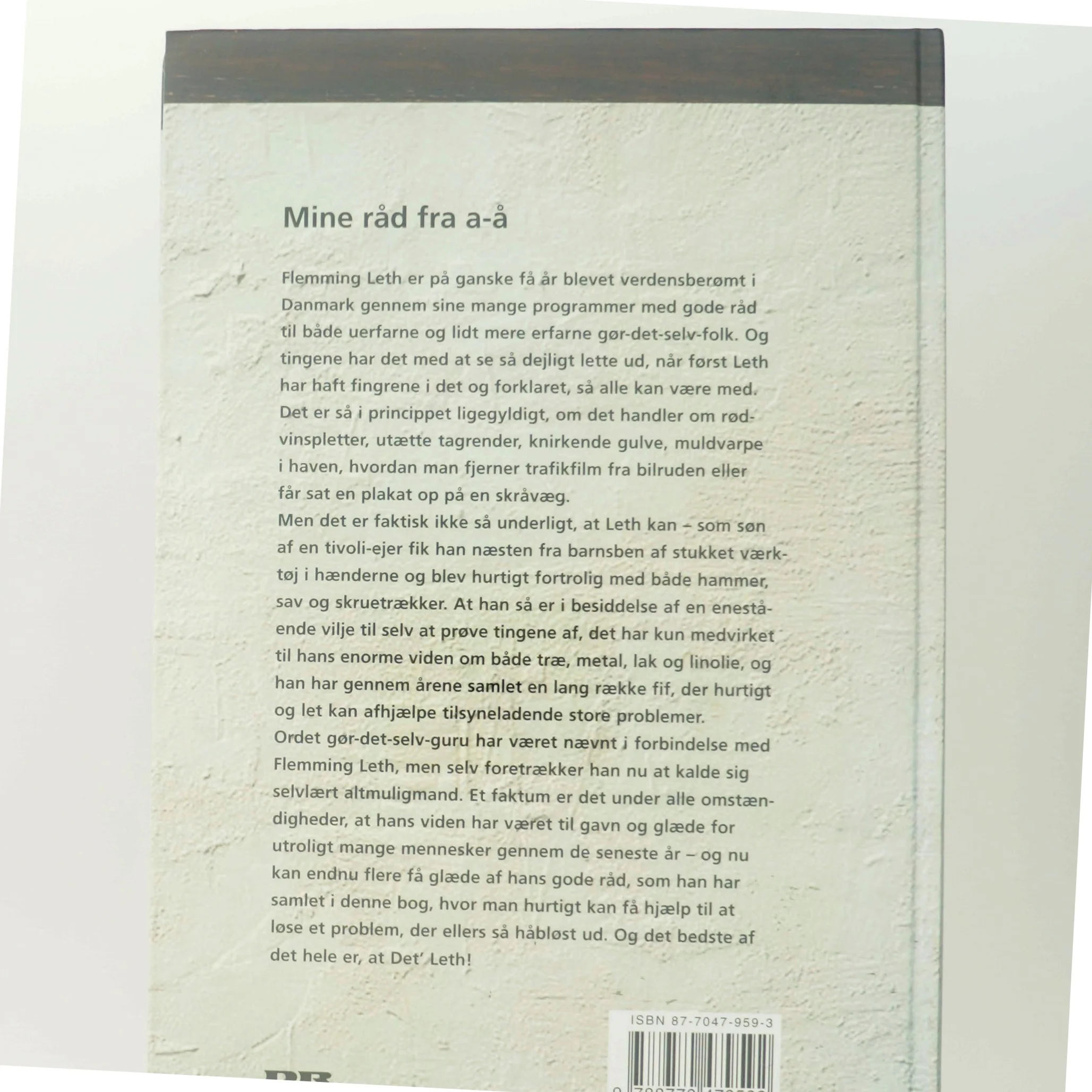 Mine råd fra a-å : 275 gør det selv råd af Flemming Leth (Bog)