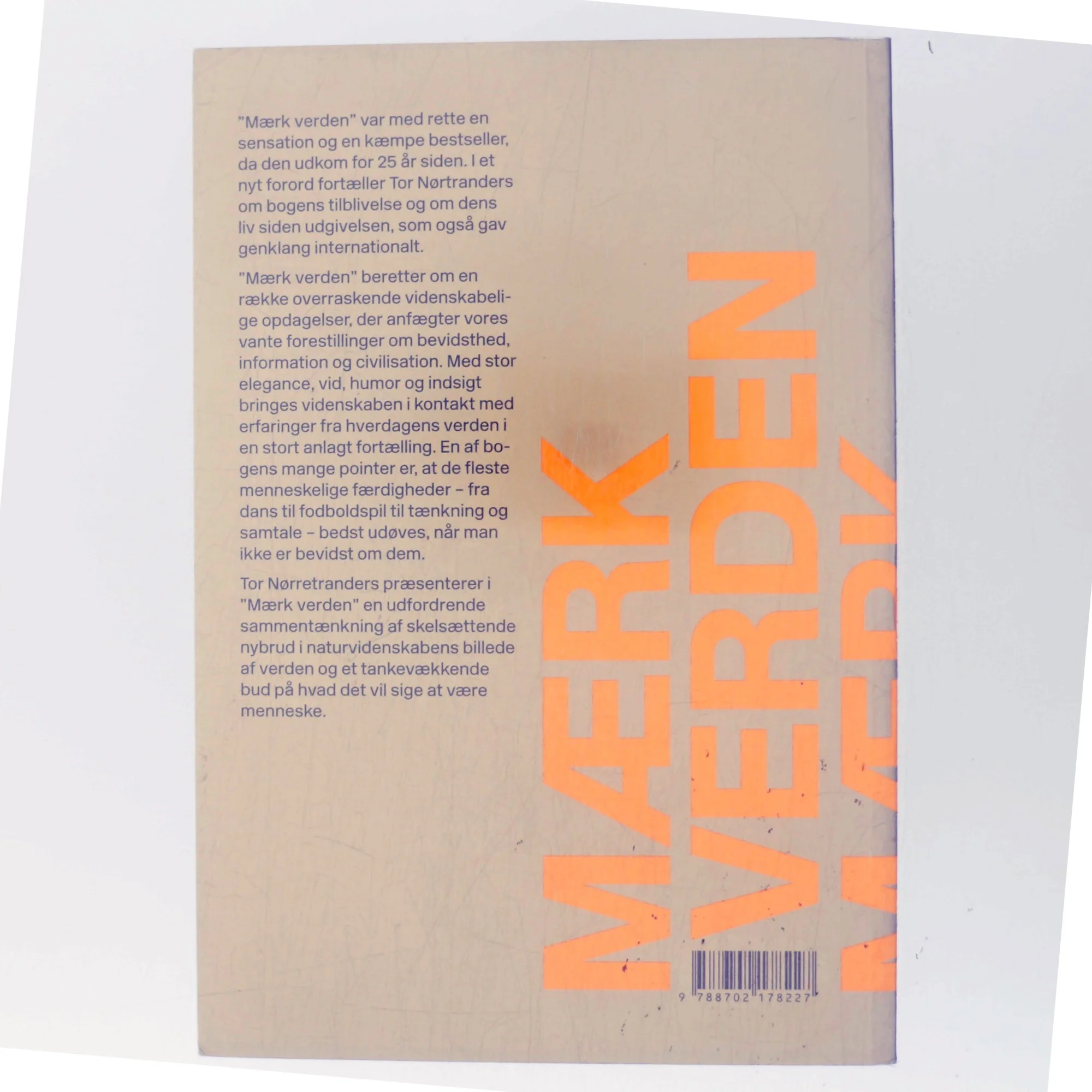 Mærk verden : en beretning om bevidsthed af Tor Nørretranders (Bog)