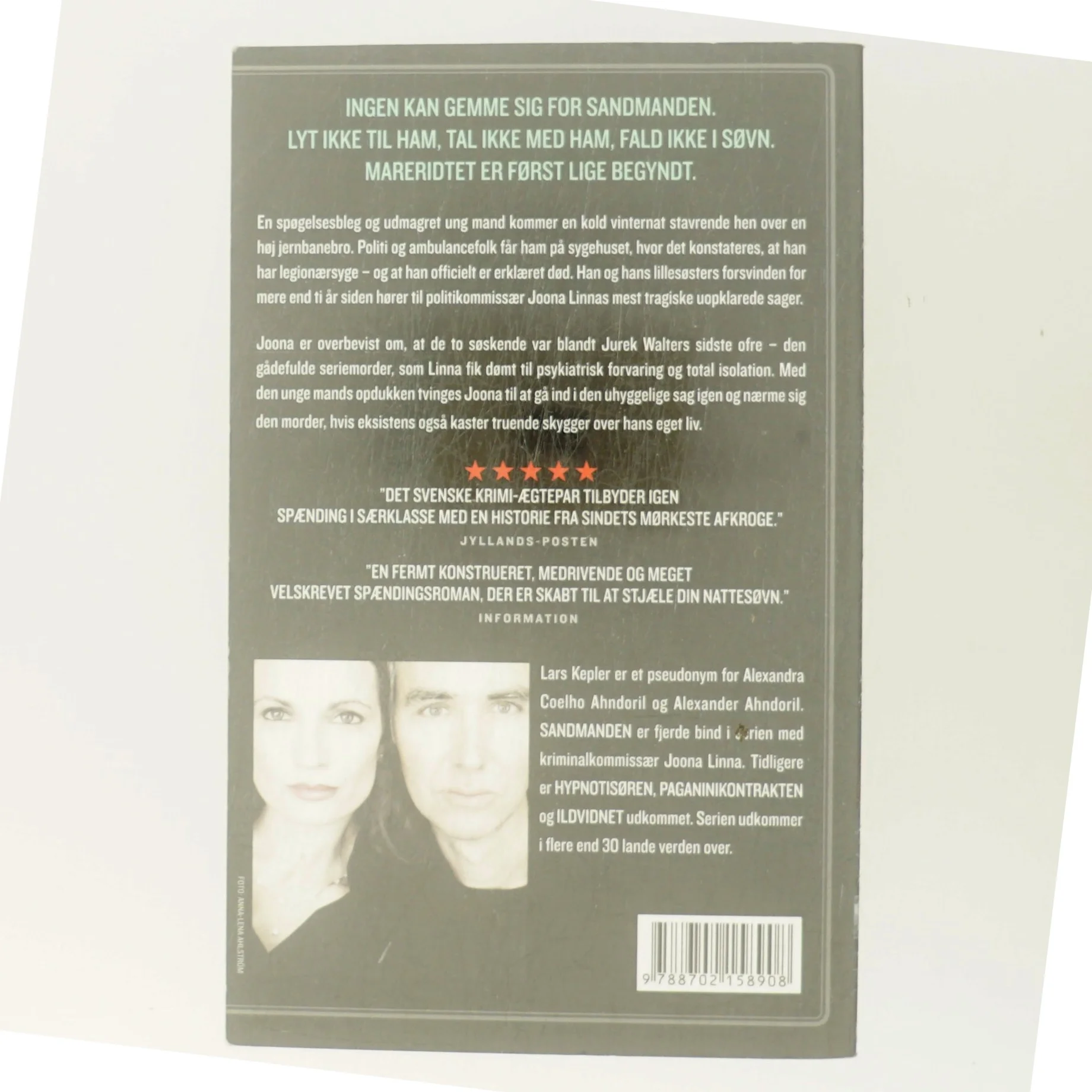 Sandmanden af Lars Kepler (Bog)