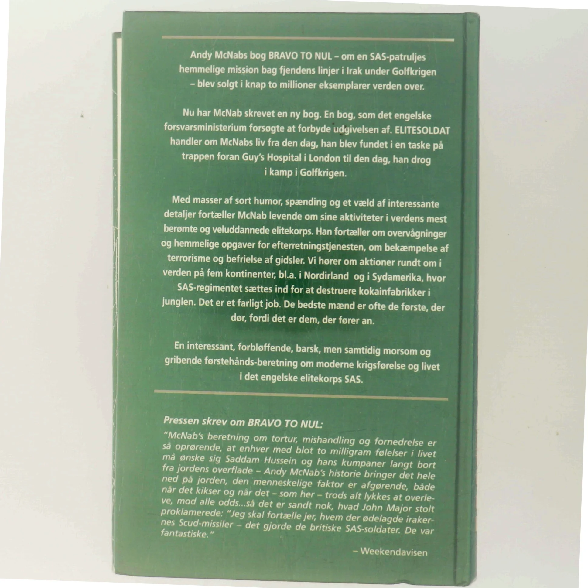 Elite Soldat af Andy McNab (Bog)