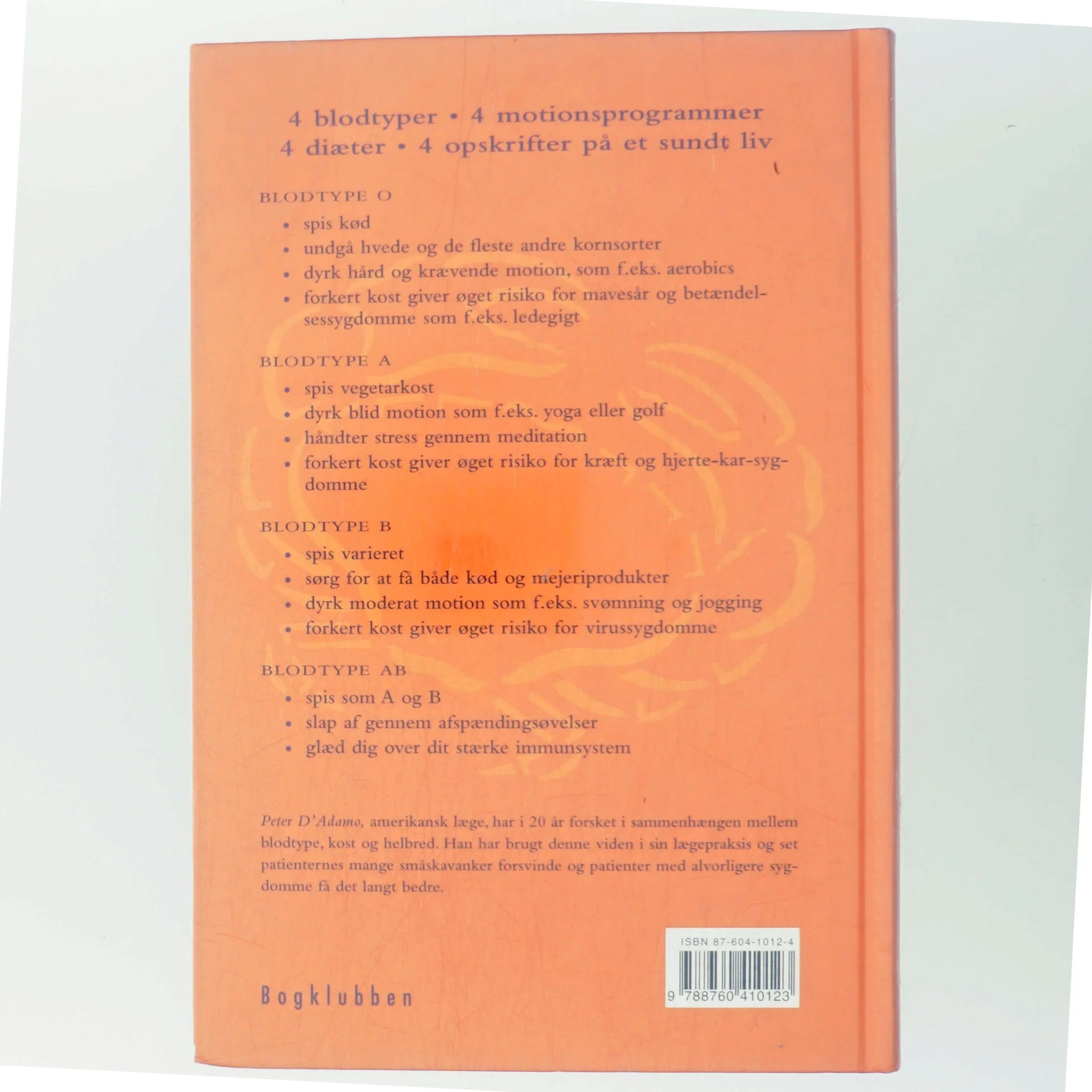 Spis efter din blodtype (Bog)