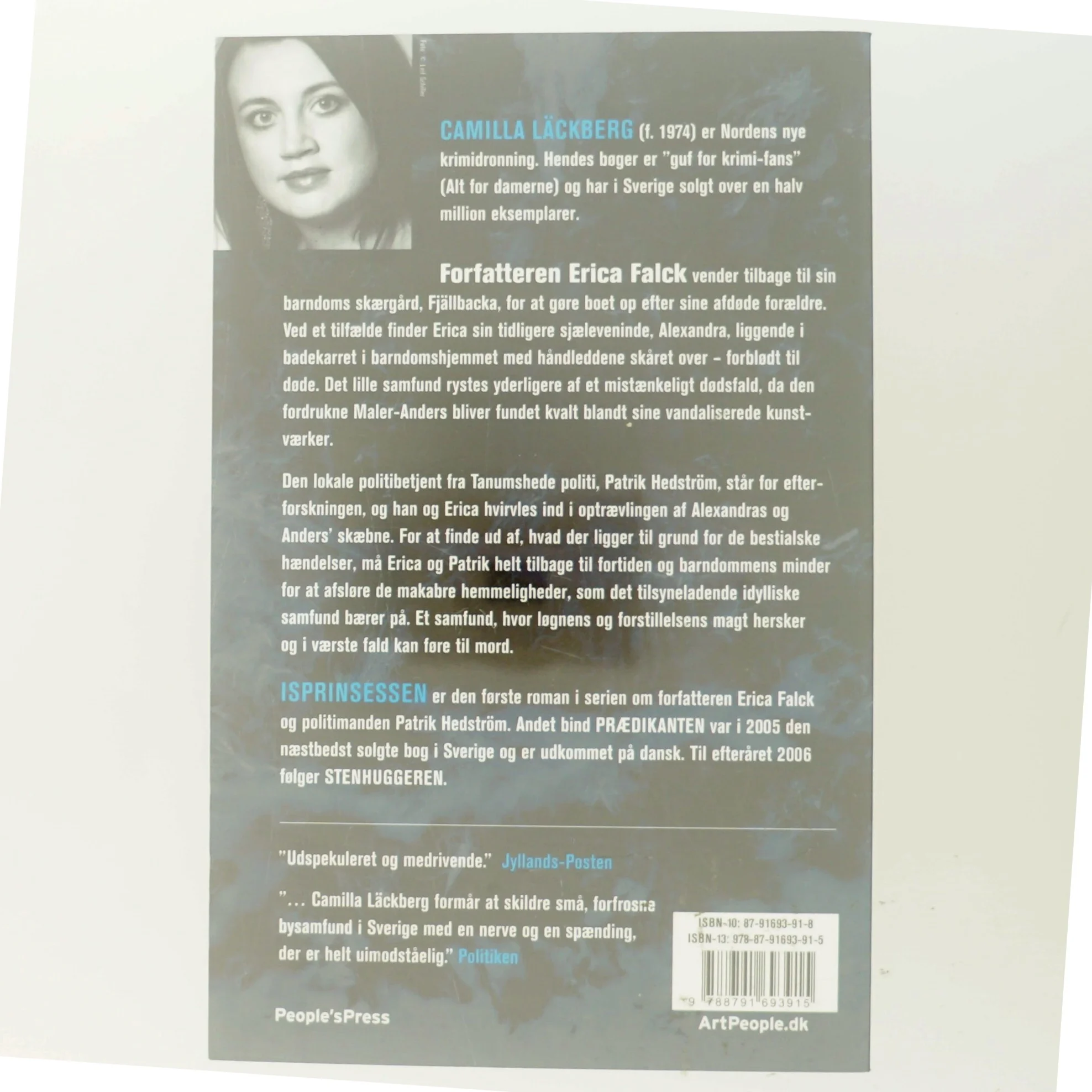 Isprinsessen : kriminalroman af Camilla Läckberg (Bog)