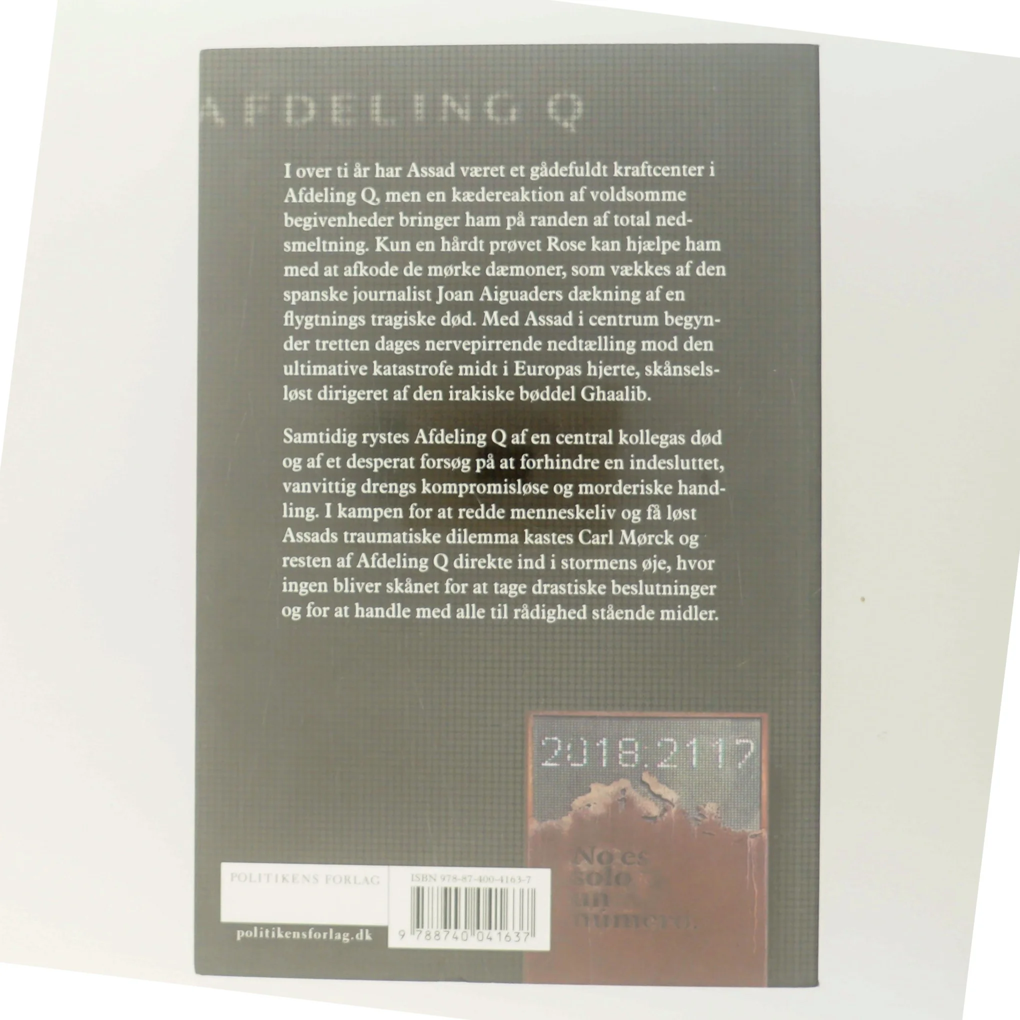 Afdeling Q - Bind 8 af Jussi Adler-Olsen (Bog)