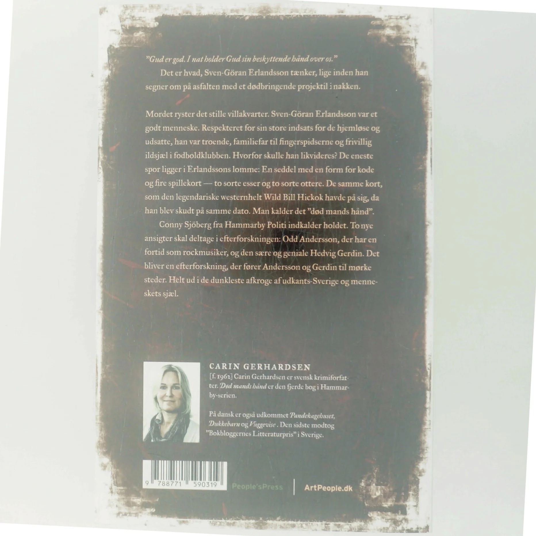 Død mands hånd : kriminalroman af Carin Gerhardsen (Bog)