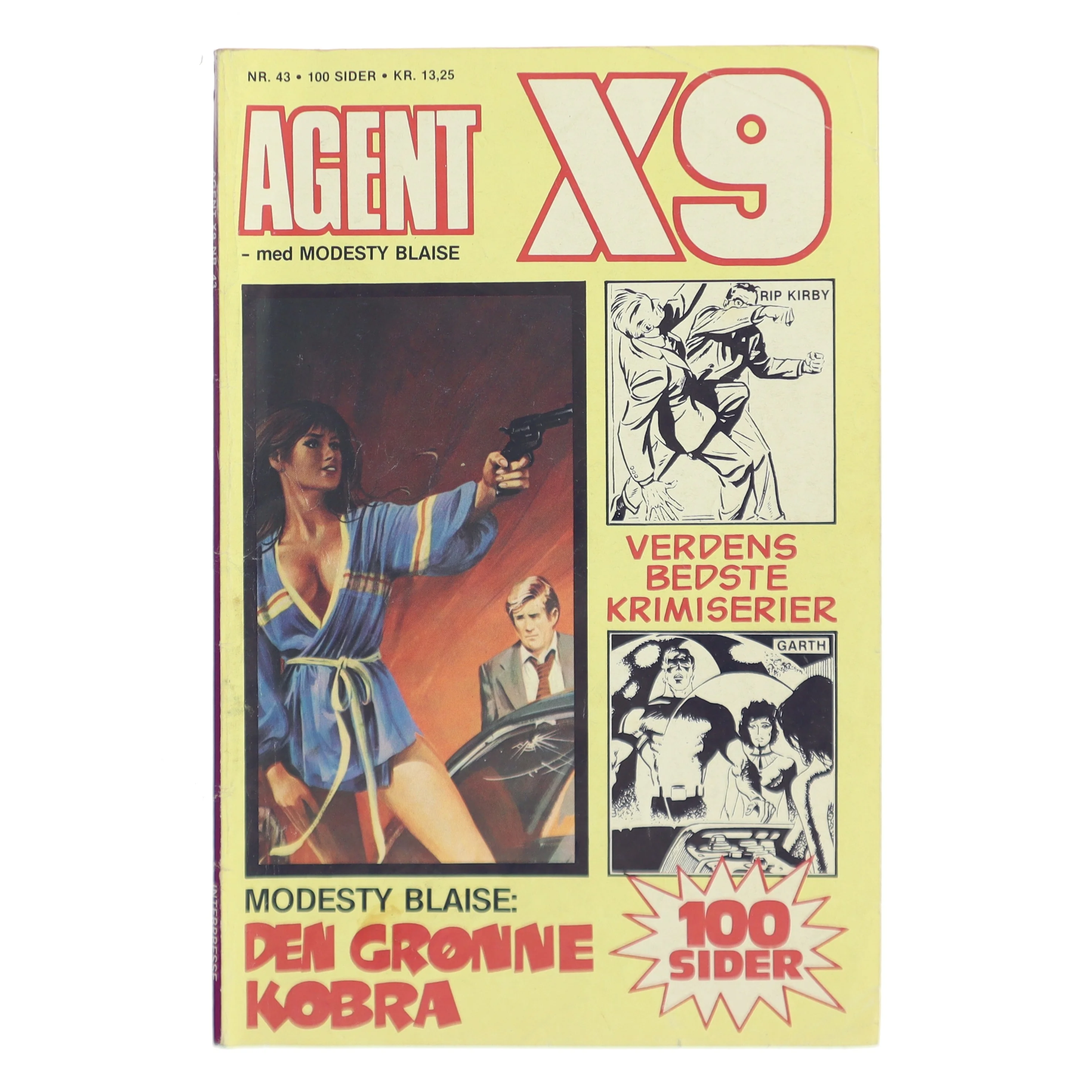 Agent X9 af Modesty Blaise (Bog)