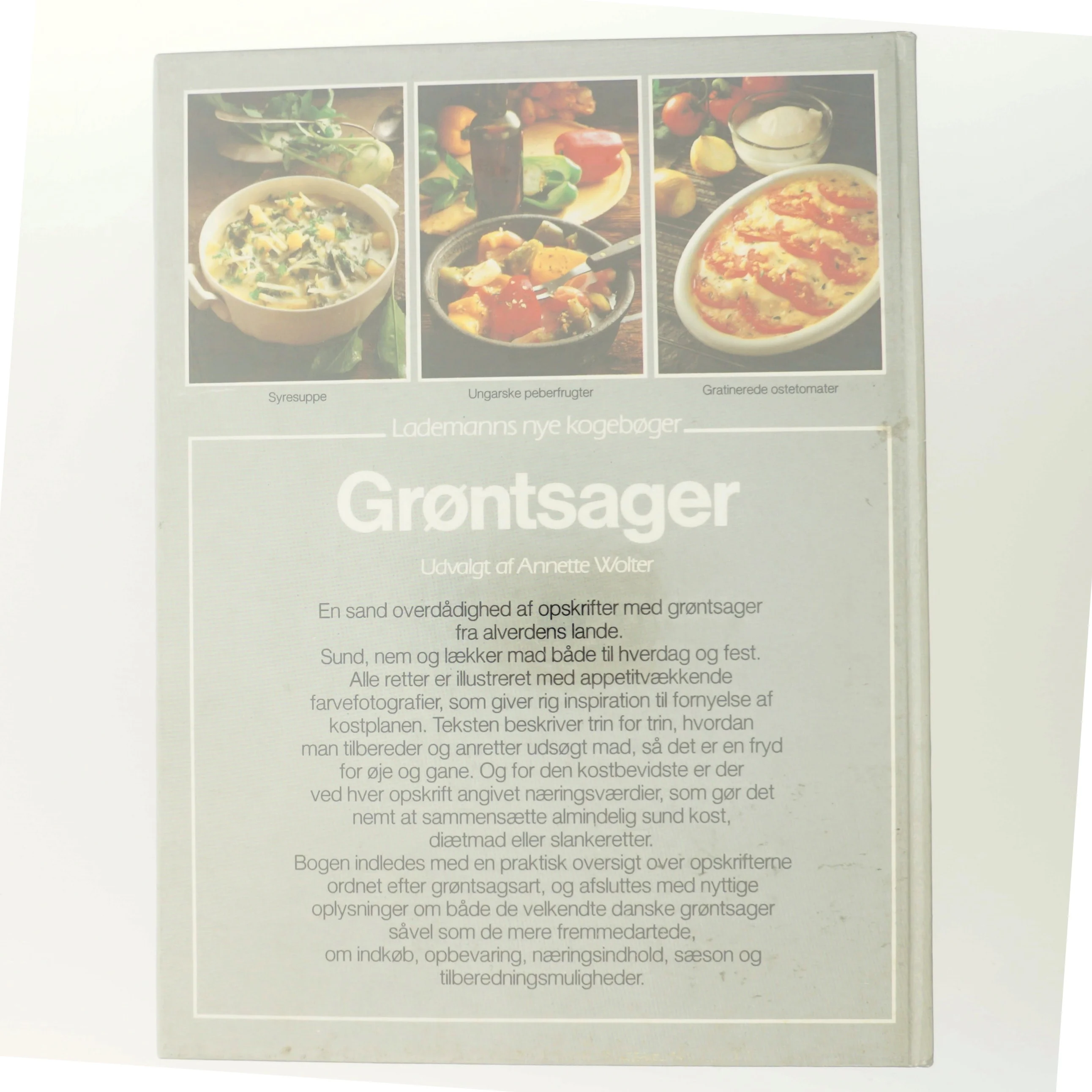Kogebog med grøntsagsretter fra Lademann