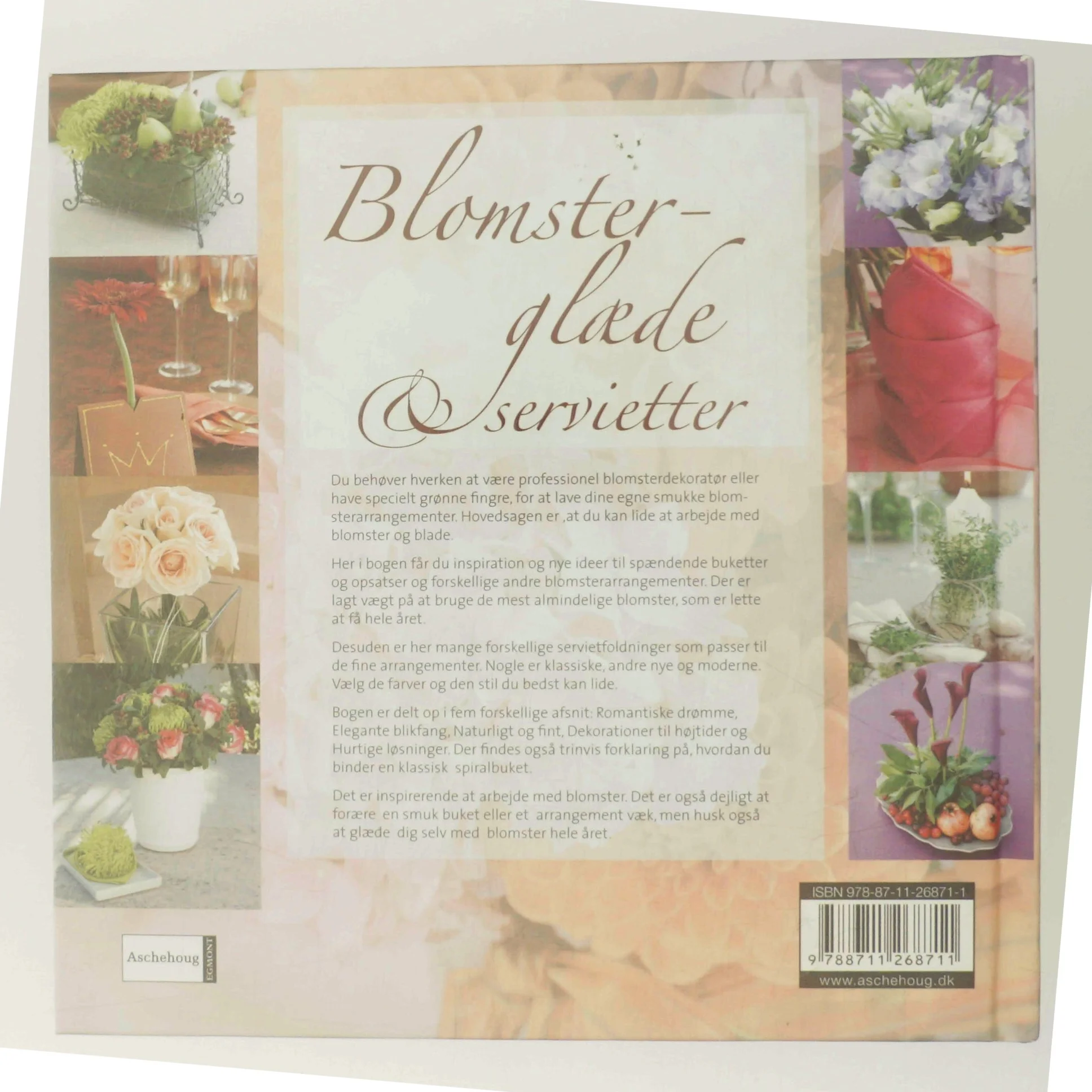 Blomsterglæde & servietter af Helene S. Lundberg (Bog)