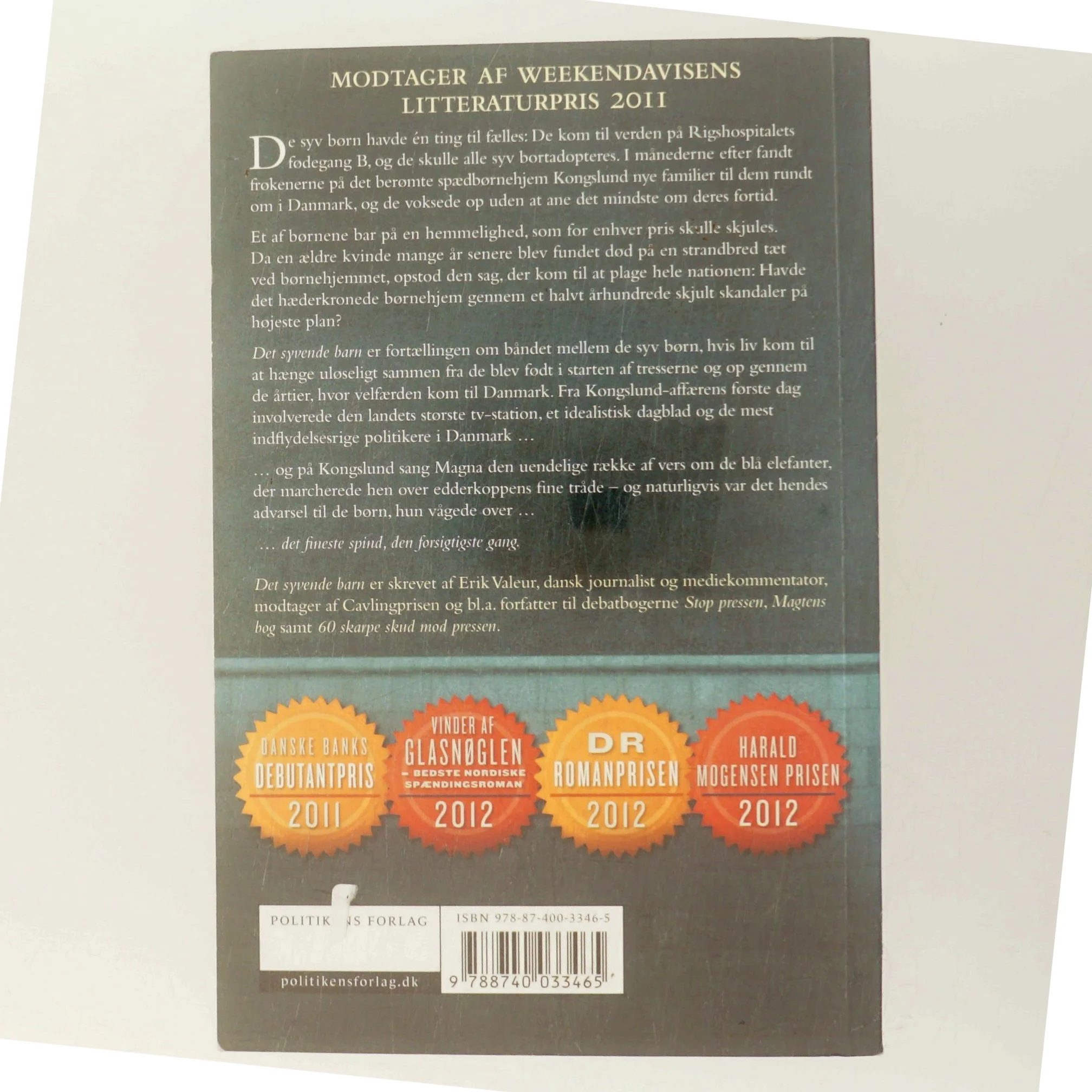 Det Syvende Barn af Erik Valeur (Bog)