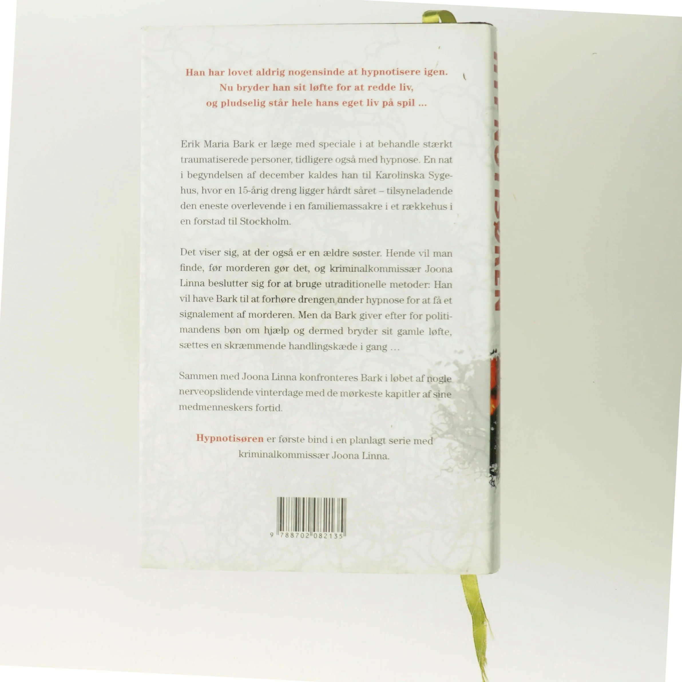 Hypnotisøren af Lars Kepler (Bog)