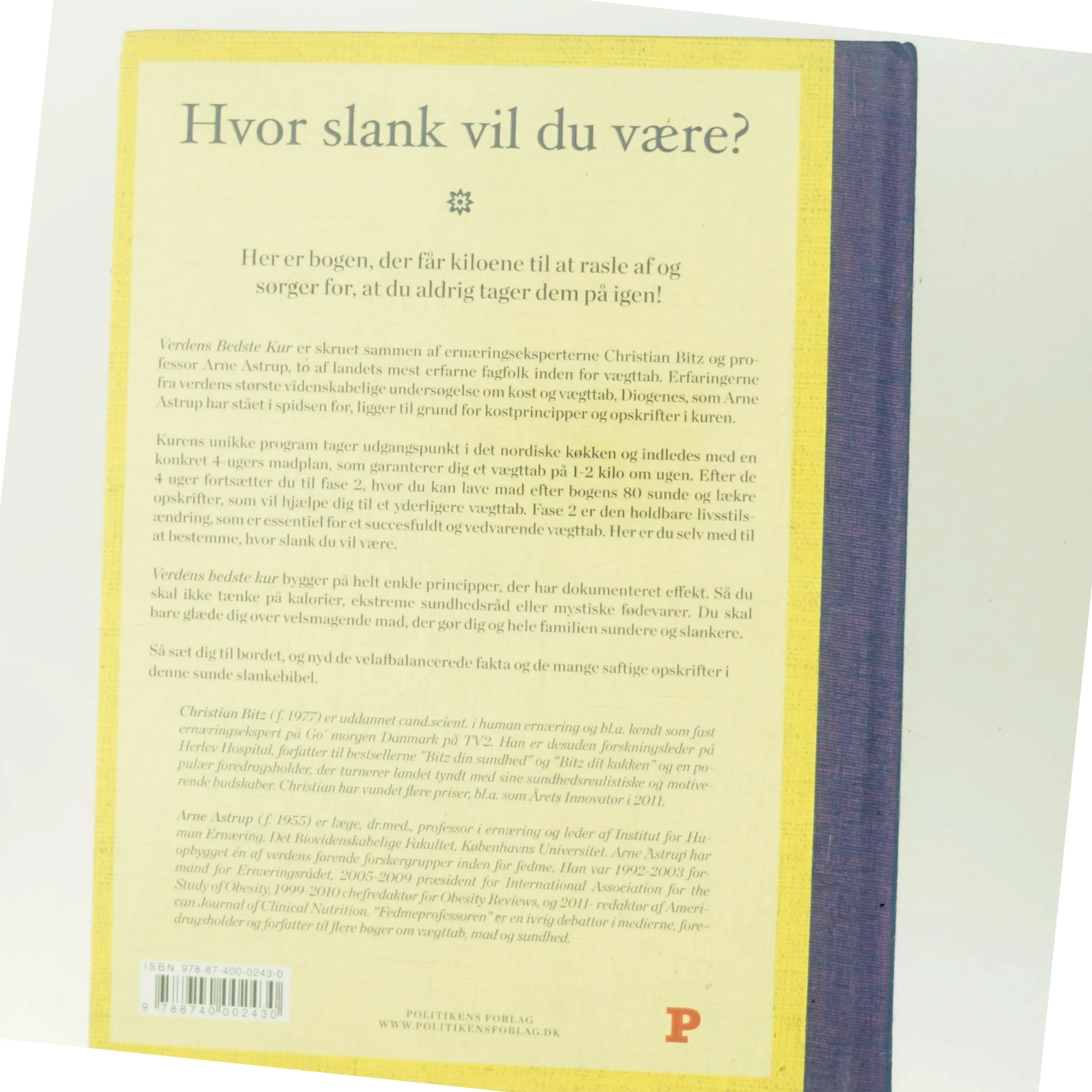 Verdens bedste kur : vægttab der holder af Christian Bitz (Bog)