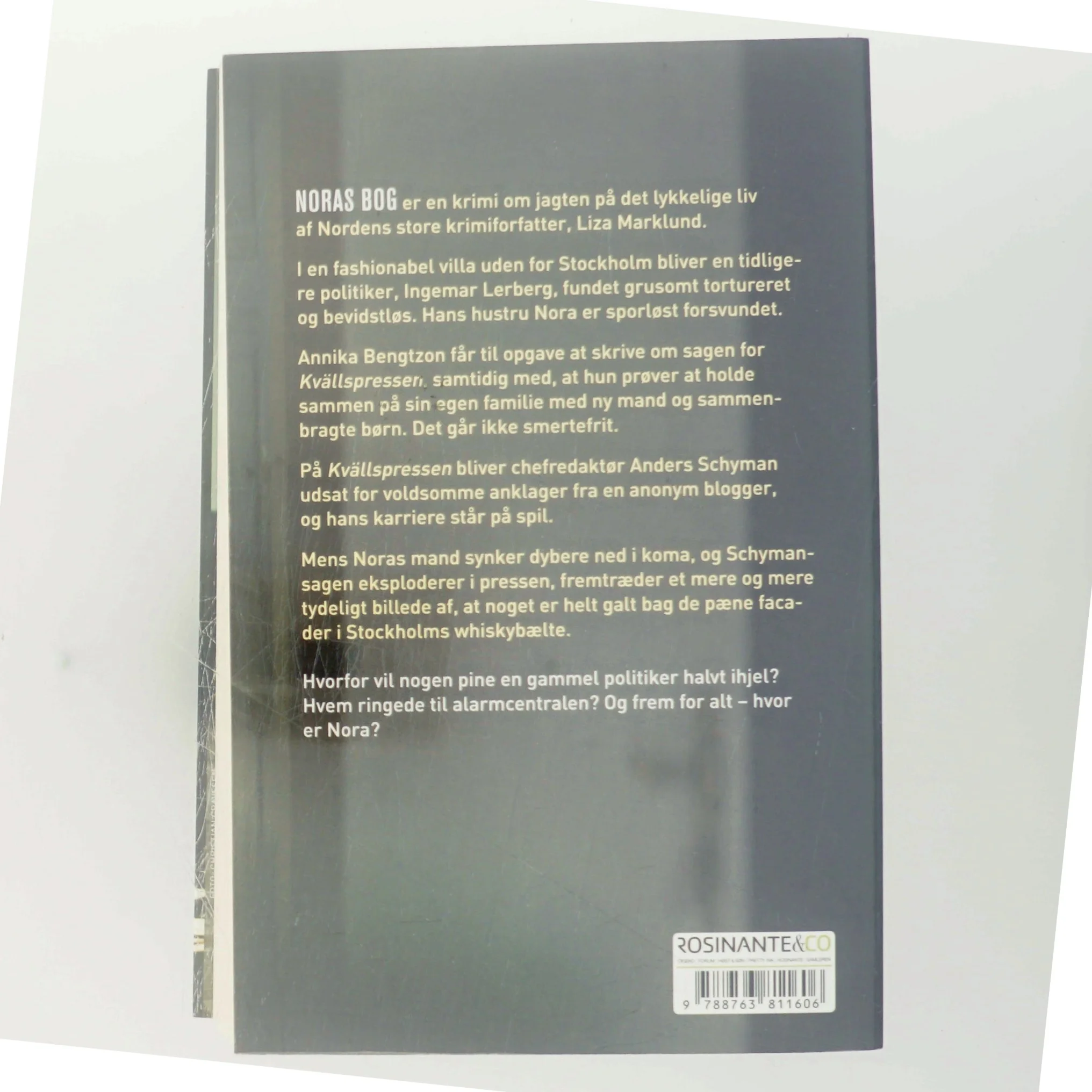 Noras bog : krimi af Liza Marklund (Bog)