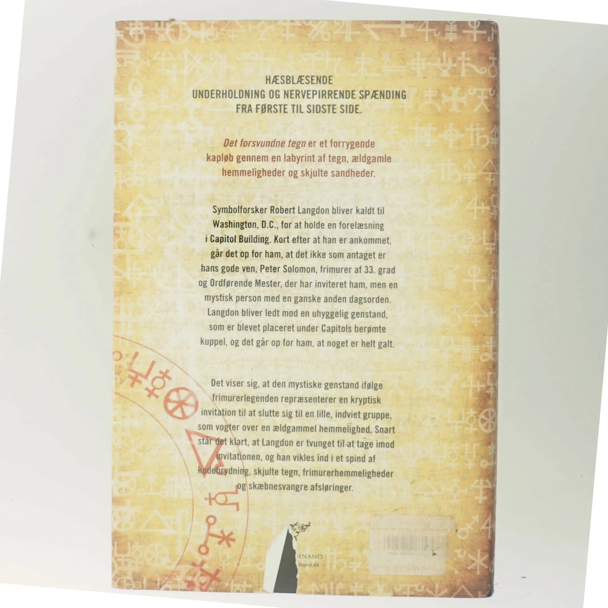 Det Forsvundne Tegn af Dan Brown (Bog)