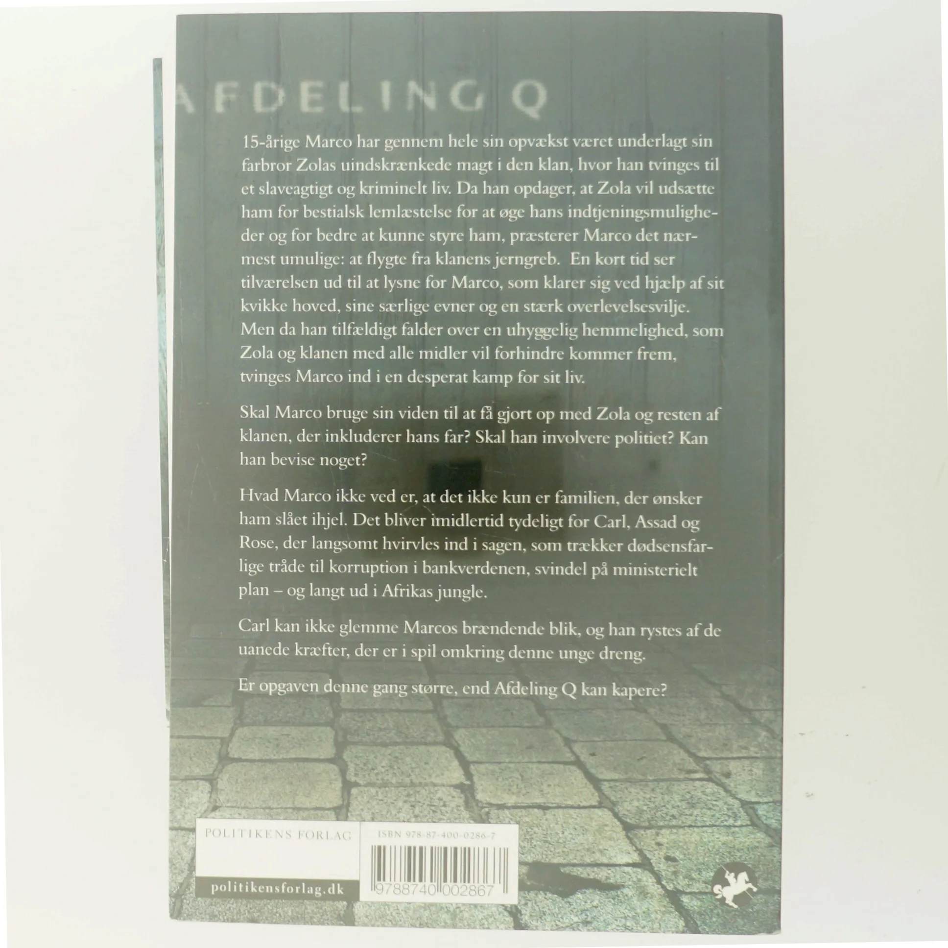 Marco effekten : krimithriller af Jussi Adler-Olsen (Bog)