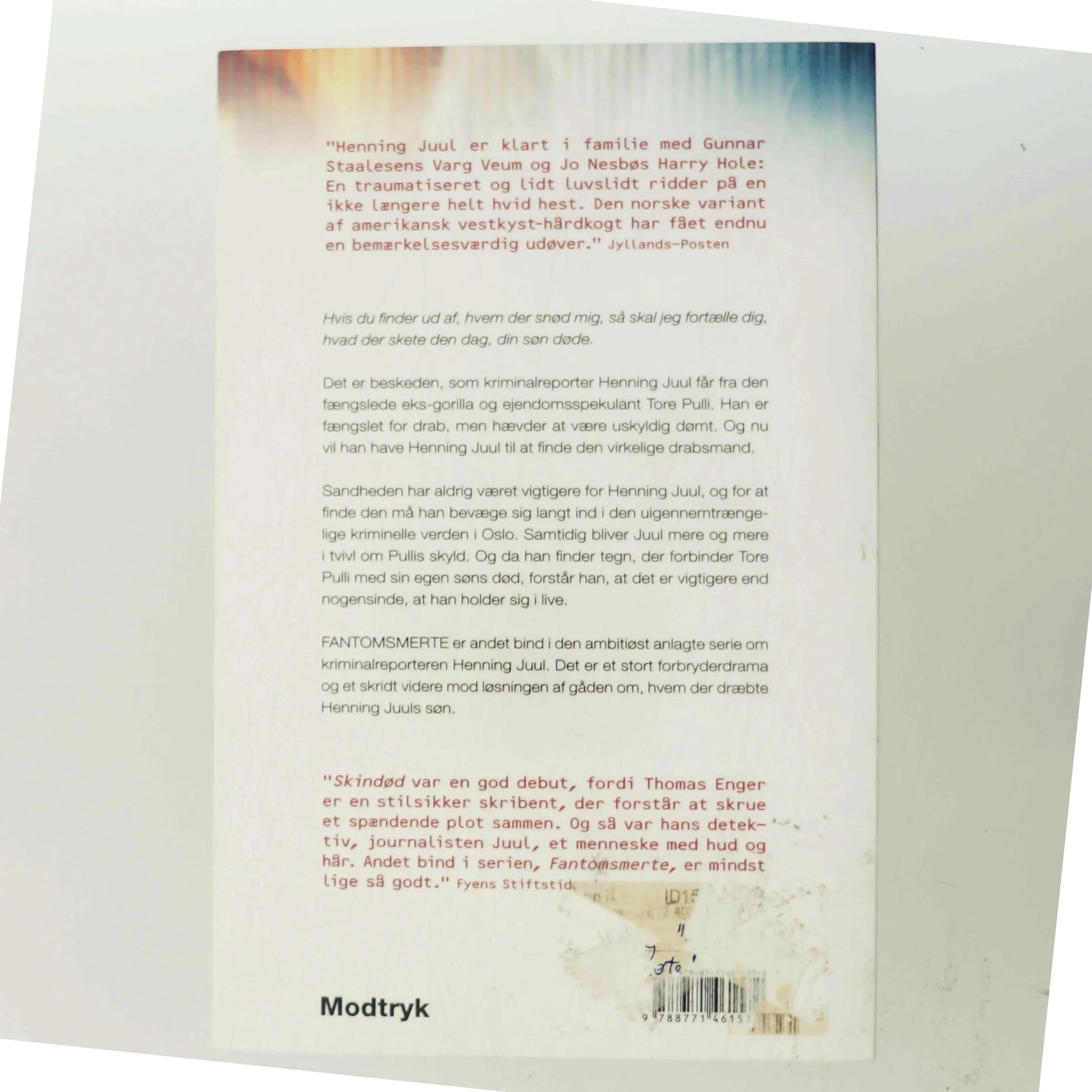 Fantomsmerte af Thomas Enger (Bog)