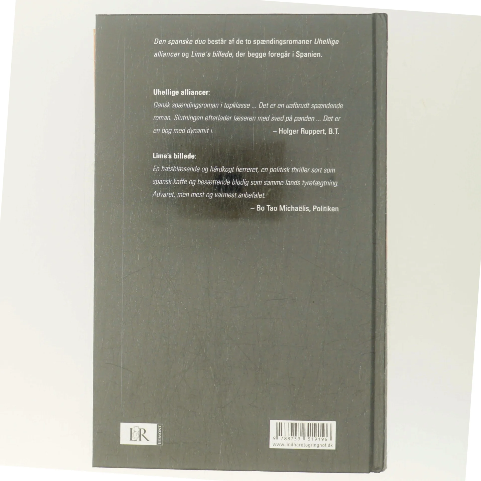Den spanske duo : Uhellige alliancer, Lime's billede af Leif Davidsen (Bog)