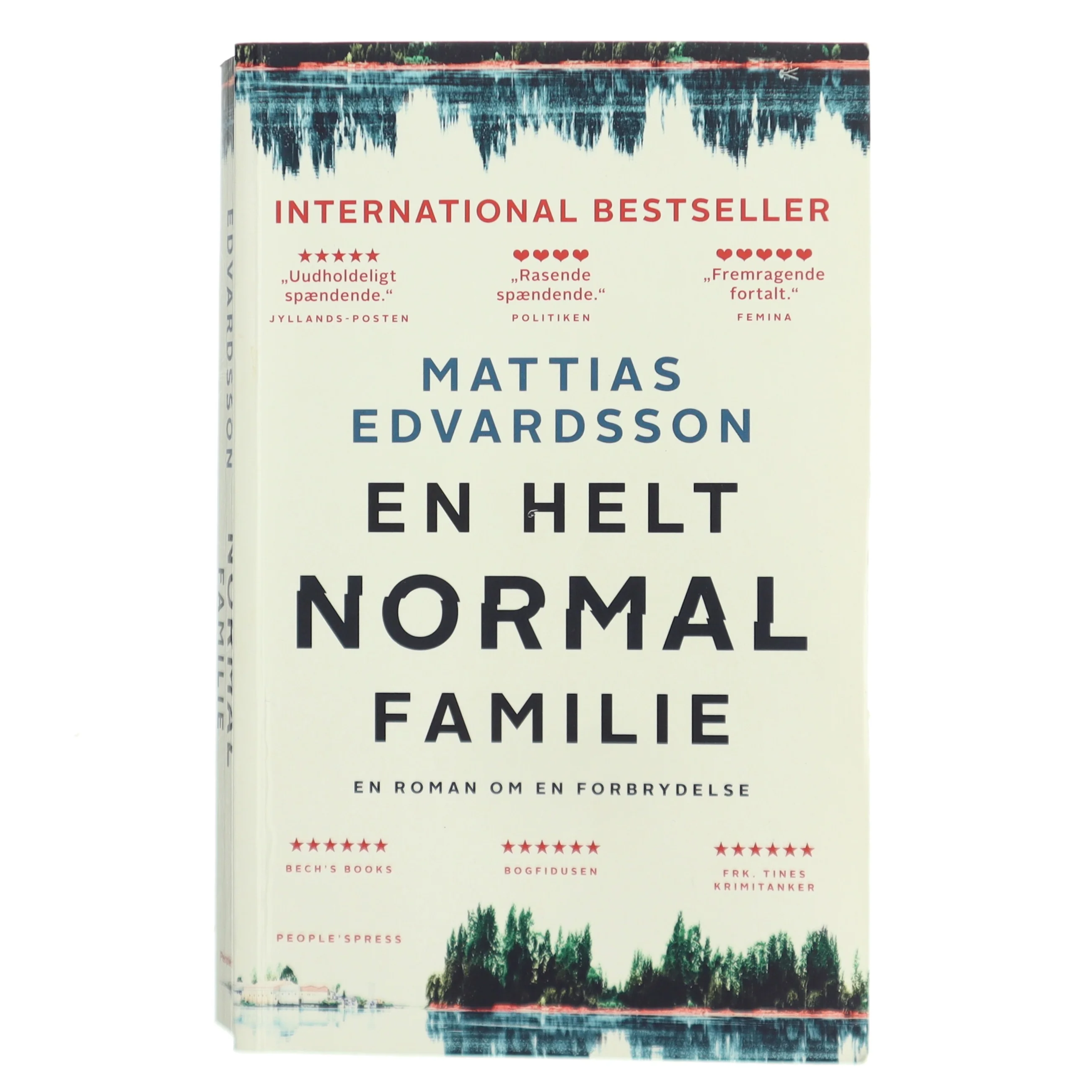 En helt normal familie : en roman om en forbrydelse af Mattias Edvardsson (f. 1977) (Bog)