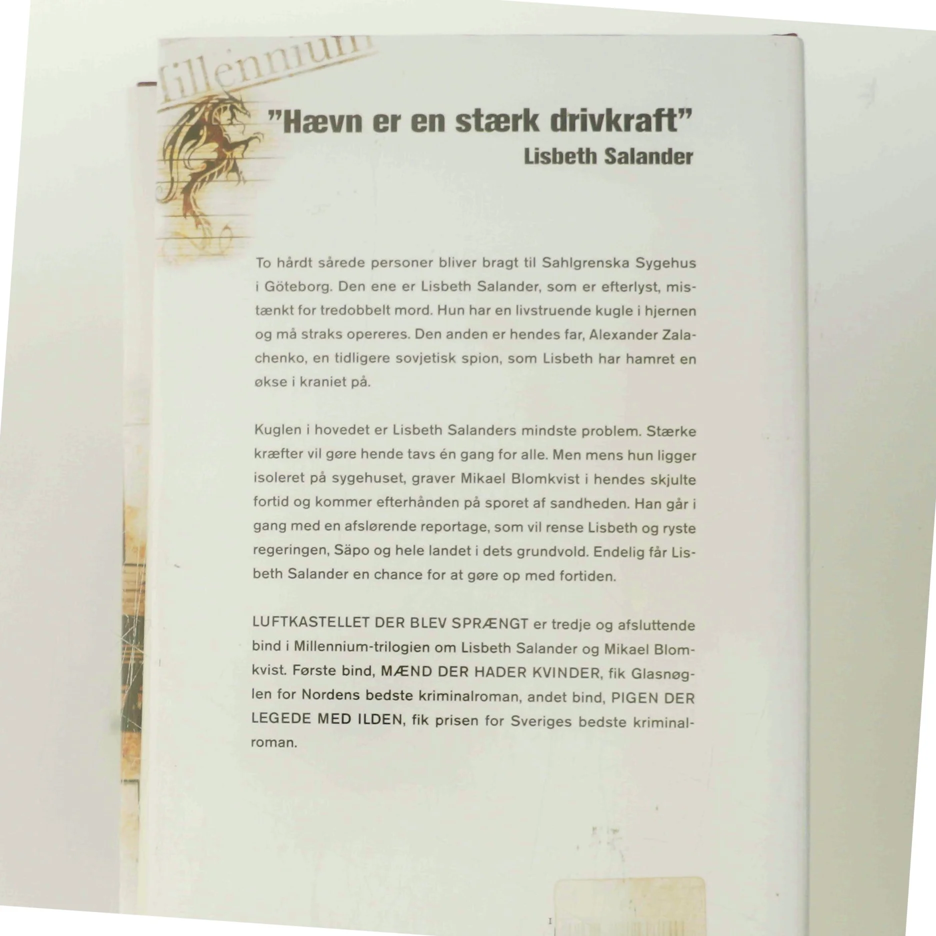 Luftkastellet der blev sprængt af Stieg Larsson (Bog)