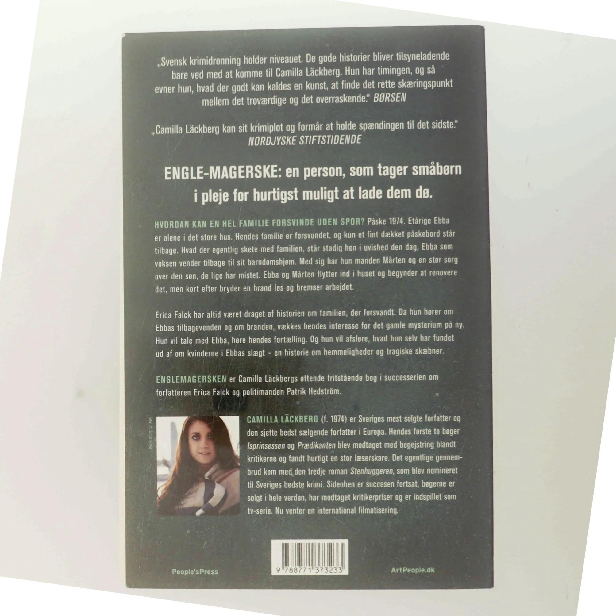 Englemagersken : kriminalroman af Camilla Läckberg (Bog)