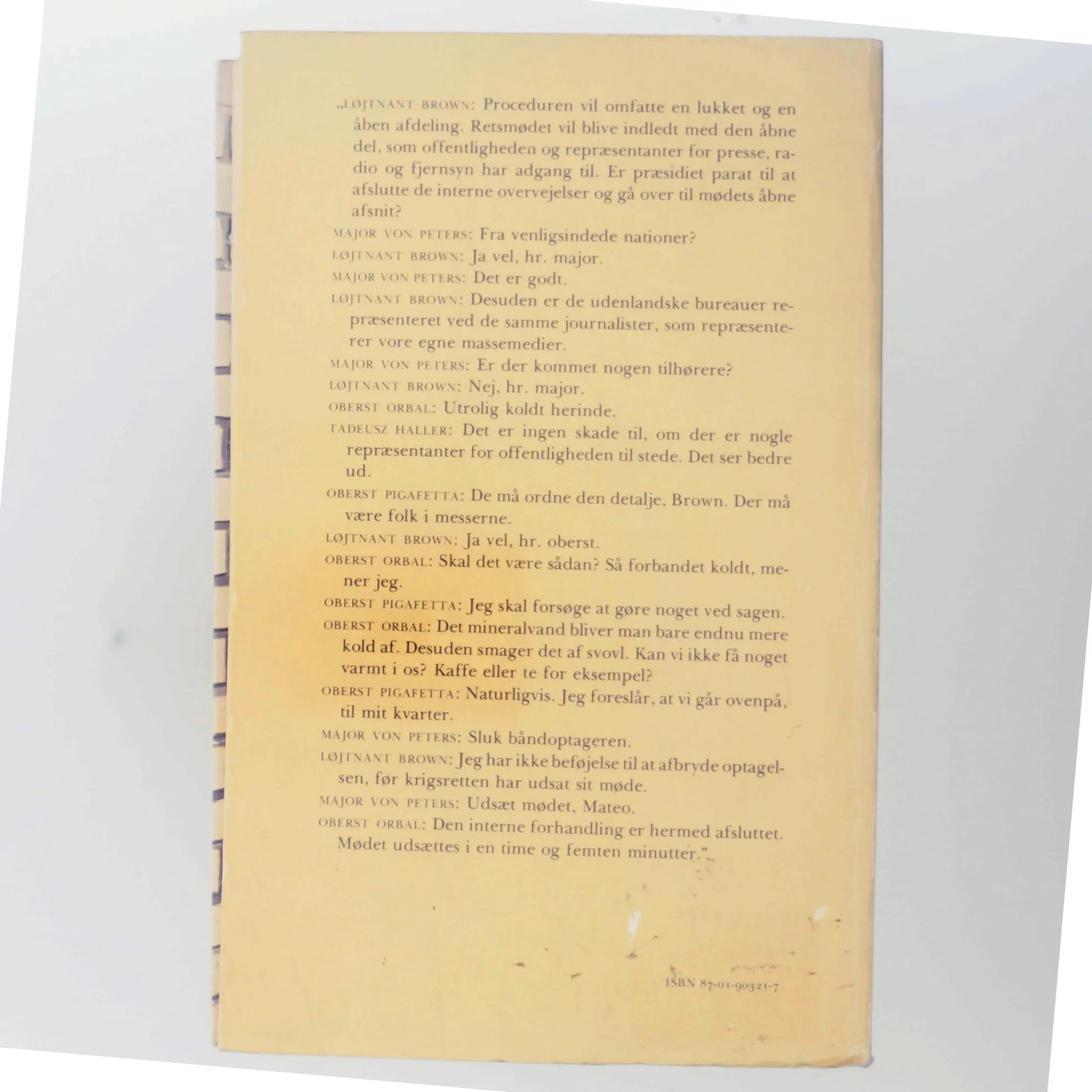 Brugt bog 'Generalerne' af Per Wahlöö fra Gyldendal