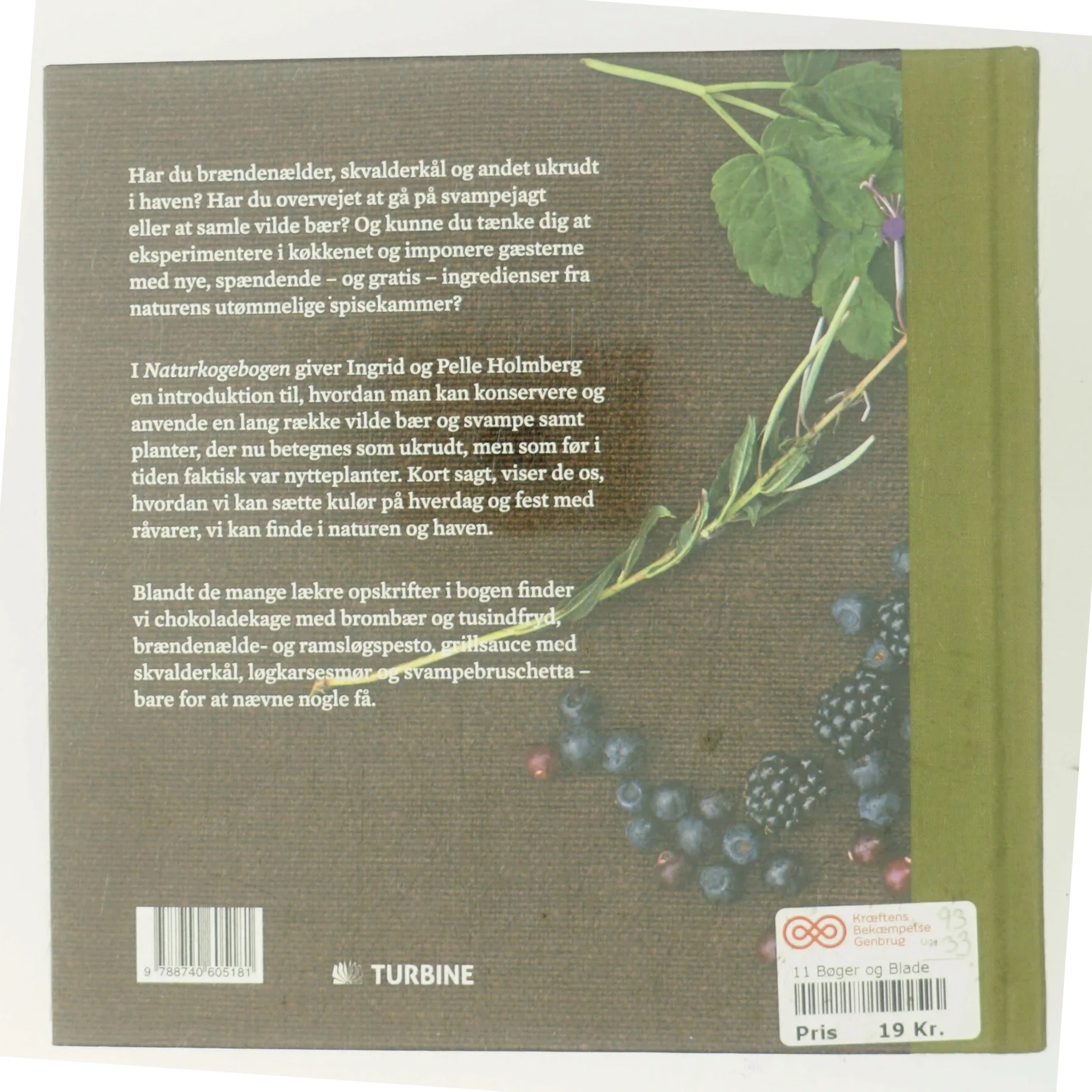 Naturkogebogen af Ingrid Holmberg (Bog)