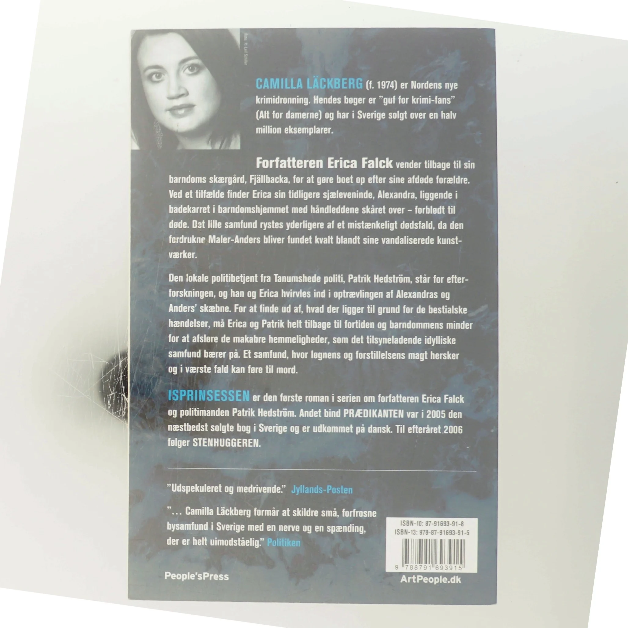 Isprinsessen : kriminalroman af Camilla Läckberg (Bog)