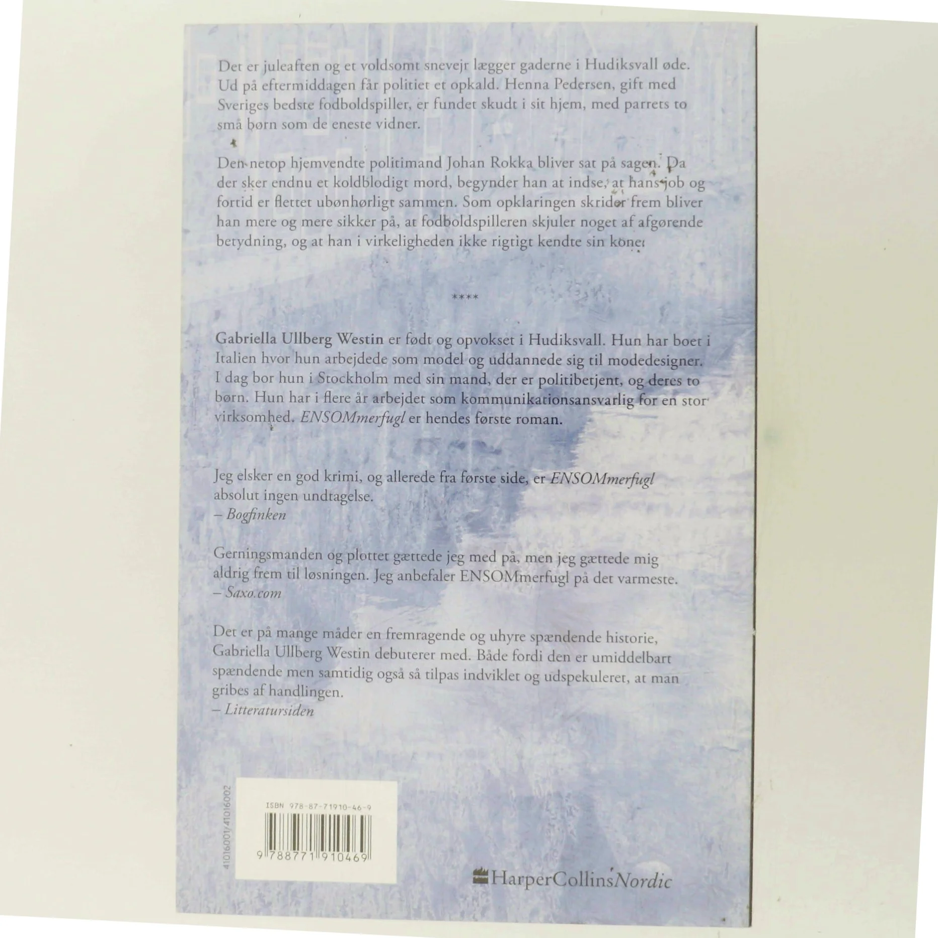 Ensommerfugl af Gabriella Ullberg Westin (Bog)