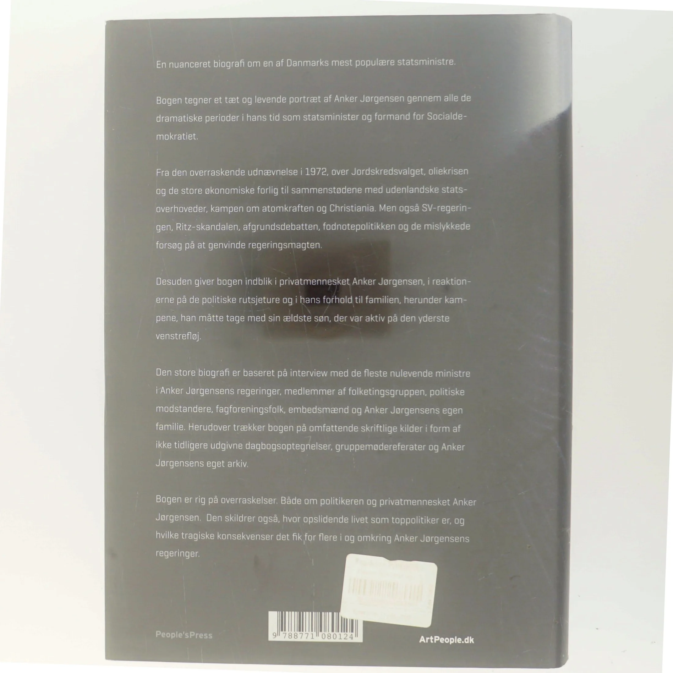 Statsminister Anker Jørgensen af Thomas Thurah (Bog)