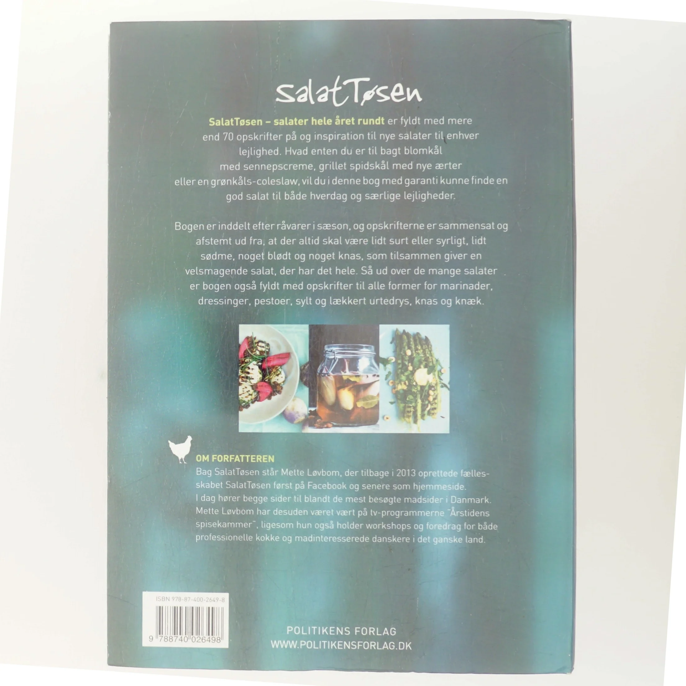 SalatTøsen : salater hele året rundt af Mette Løvbom (Bog)