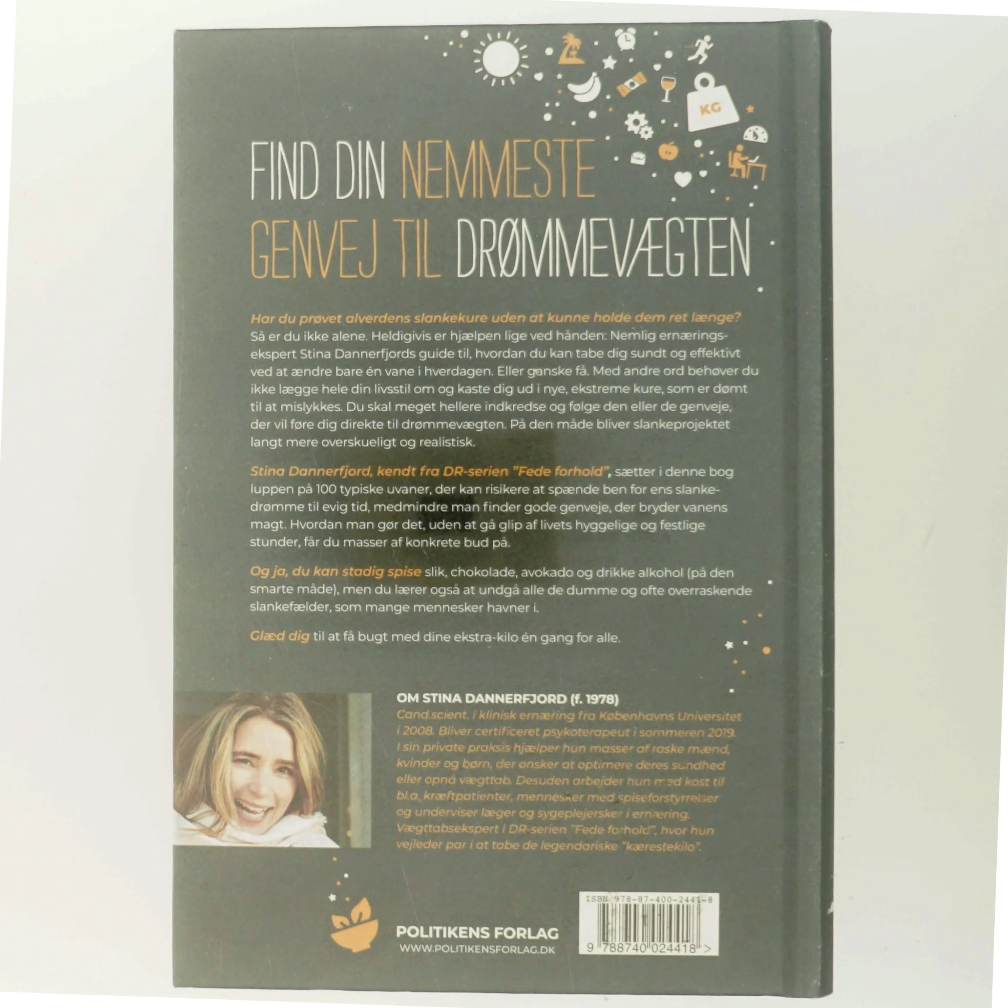 100 genveje til vægttab af Stina Dannerfjord (Bog) fra Politikens Forlag