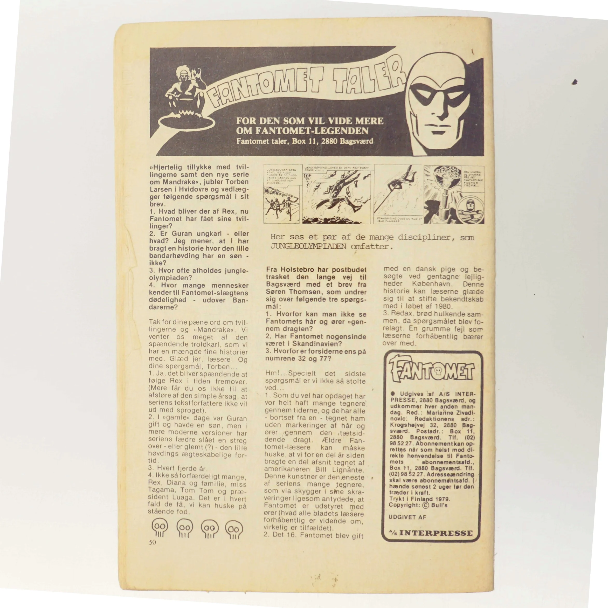 Fantomet: Flugten fra Bastillen (Bog)