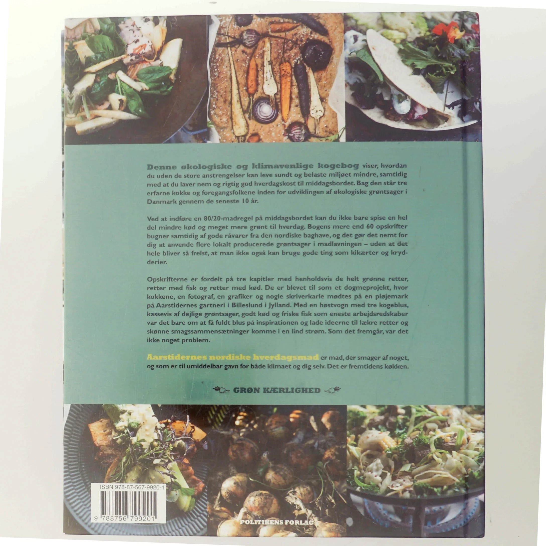 Aarstidernes nordiske hverdagsmad : grøn kærlighed af Søren Ejlersen (Bog)