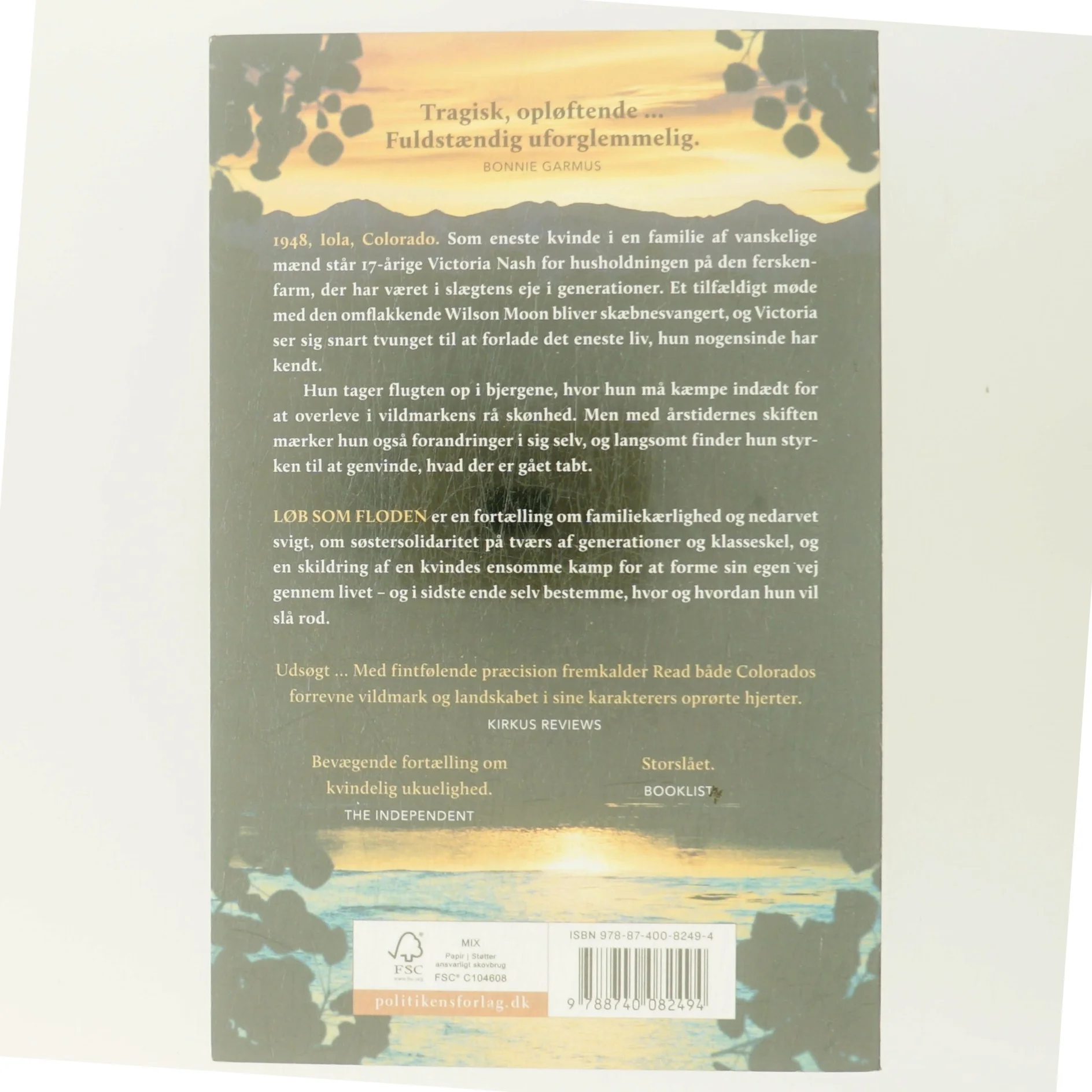 Løb som floden : roman af Shelley Read (Bog)