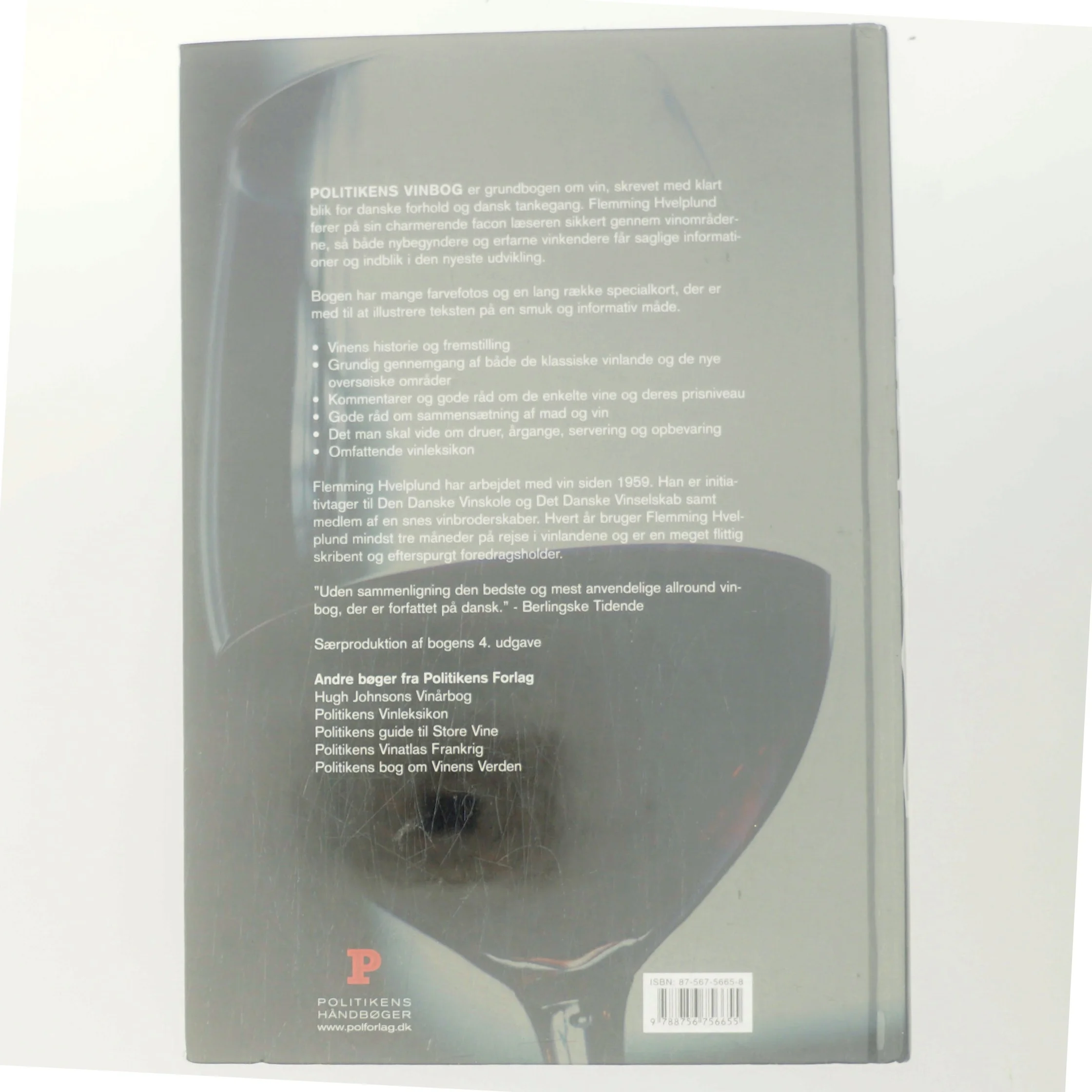 Politikens vinbog af Flemming Hvelplund (Bog)