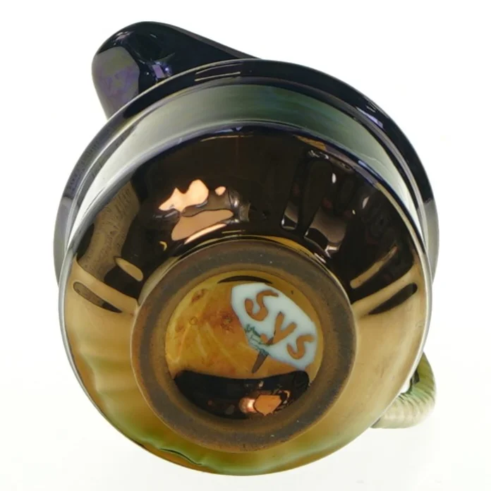 Lille glaseret kande fra Sys (str. 10 cm)