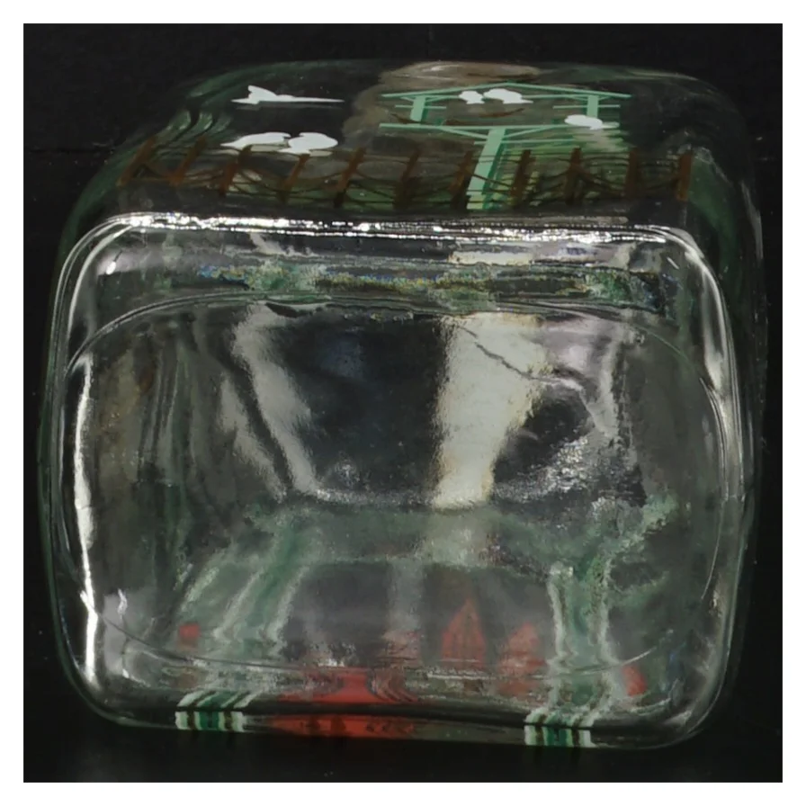 Snapseflaske fra Holmegaard (str. Aften)