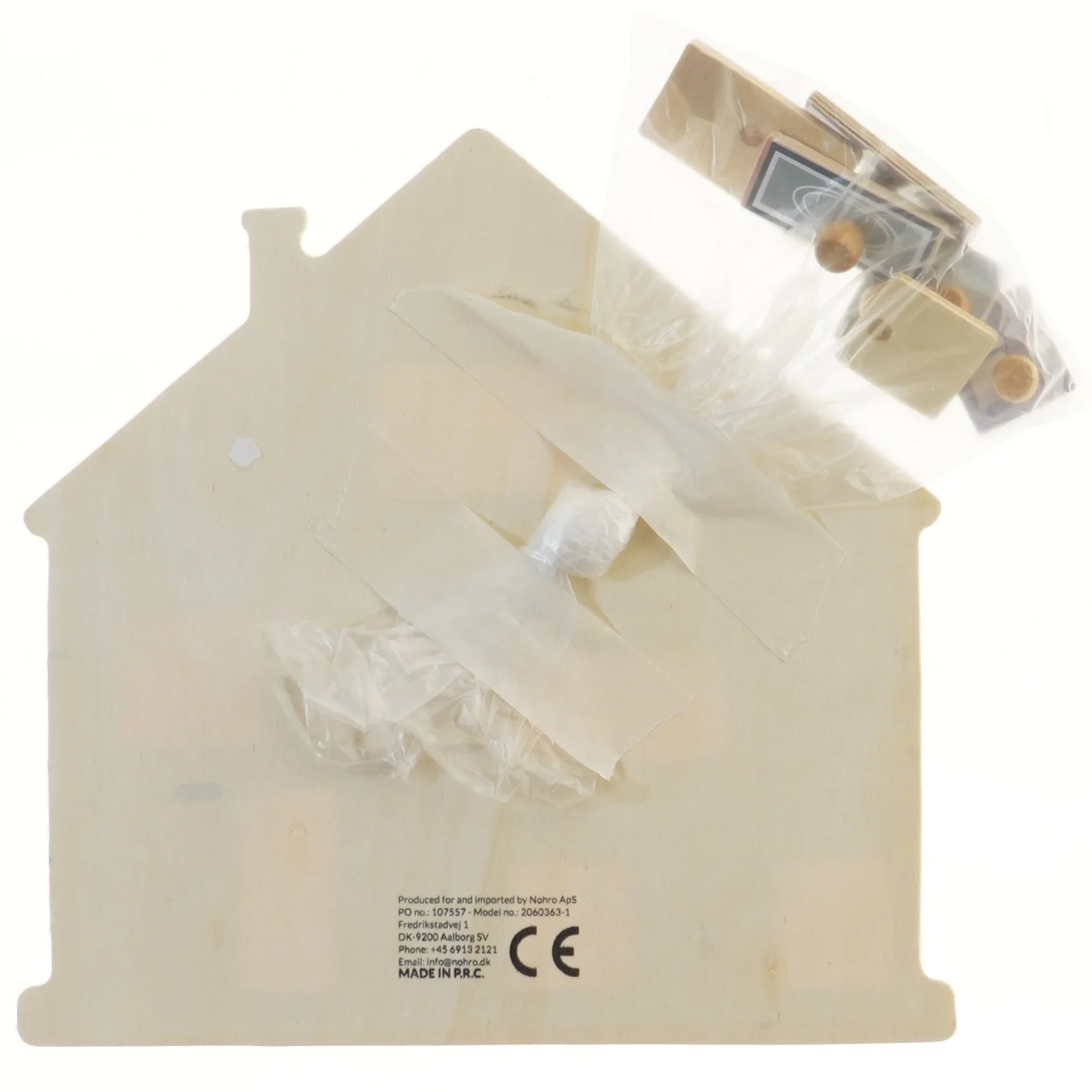 Træpuzzle dukkehus fra Nøhr (str. 29x28 cm)