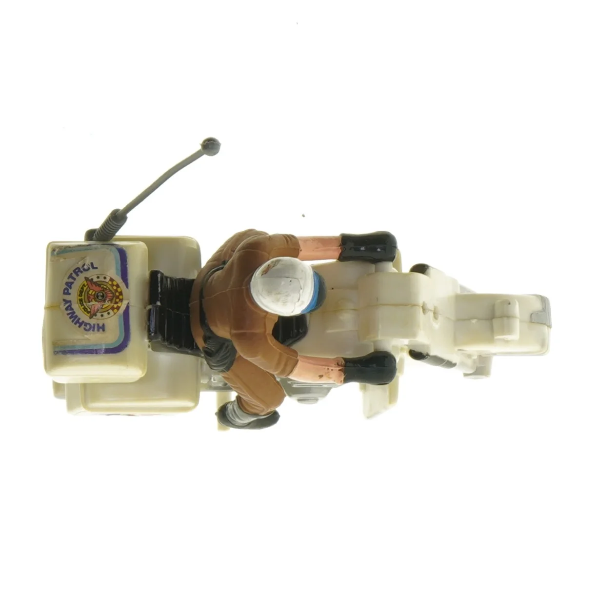 Legetøjspolitimotorcykel med figur (str. 14 cm)